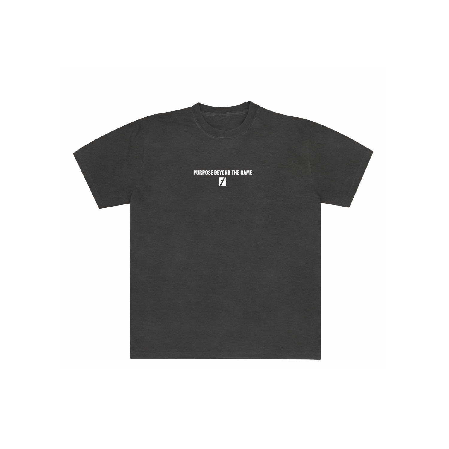 FOCUS - VARSITY CATHOLIC FALL '26 WASHED COTTON SS TEE - BLACK
