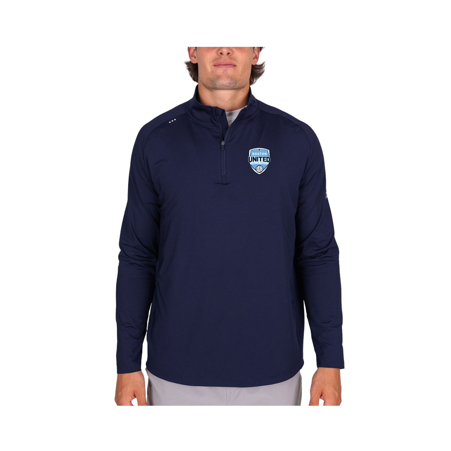 BOSTON UNITED ASCENSION  QUARTER-ZIP - NAVY