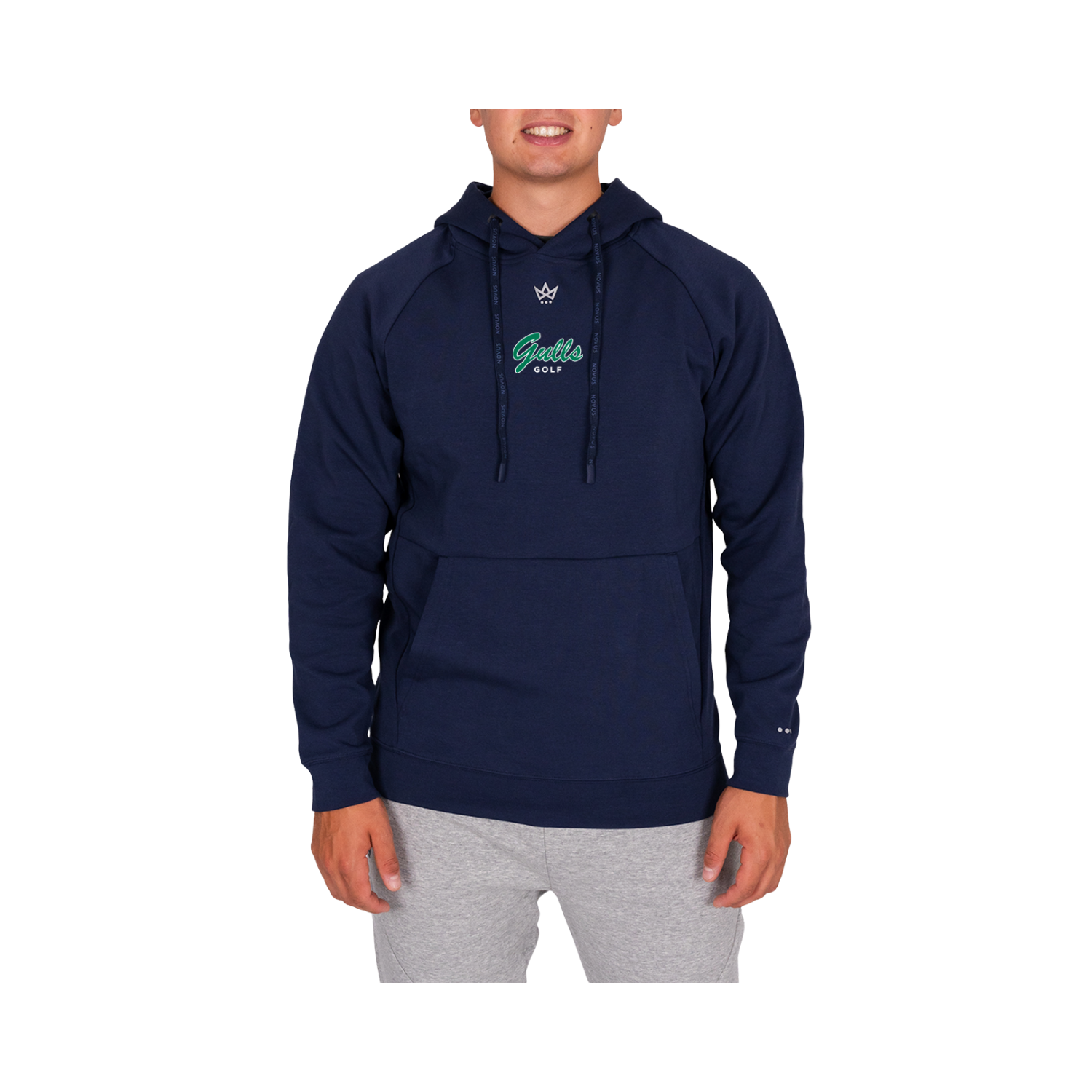 ENDICOTT GOLF ROYALKNIT HOODIE - NAVY