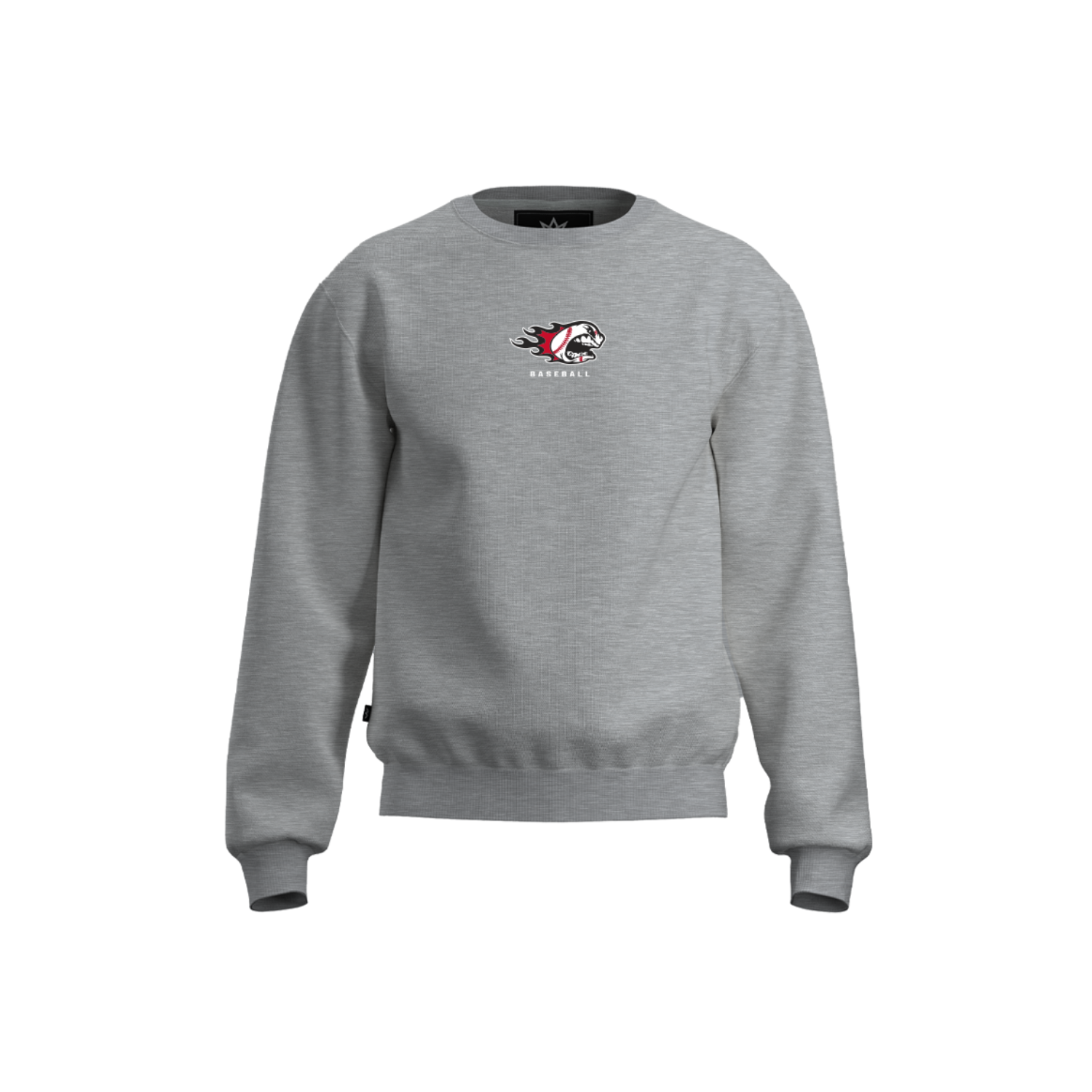 THE CAGE BASEBALL COTTON FLEECE CREWNECK