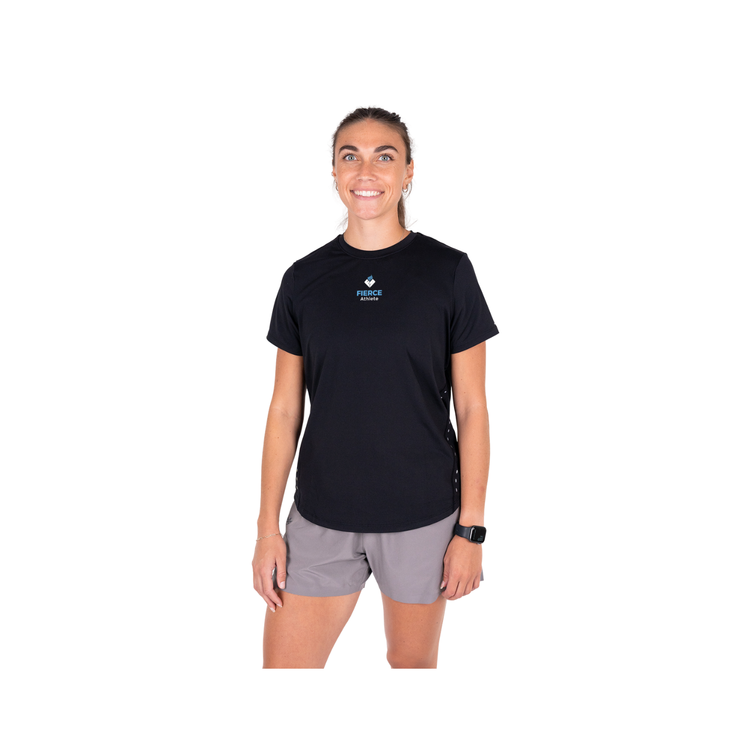 FIERCE WOMEN'S ASCENSION SS TEE - ONYX