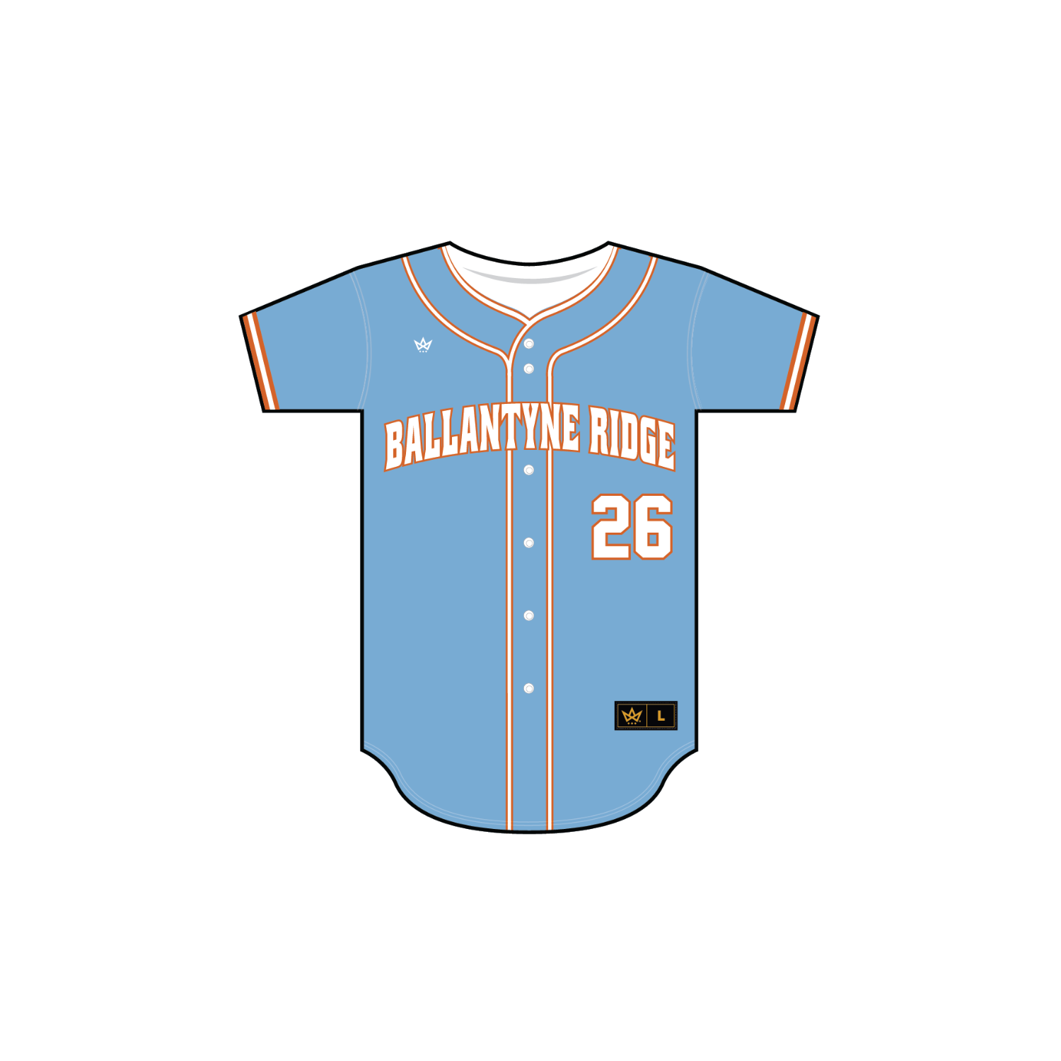 BALLANTYNE RIDGE BASEBALL FULL BUTTON JERSEY