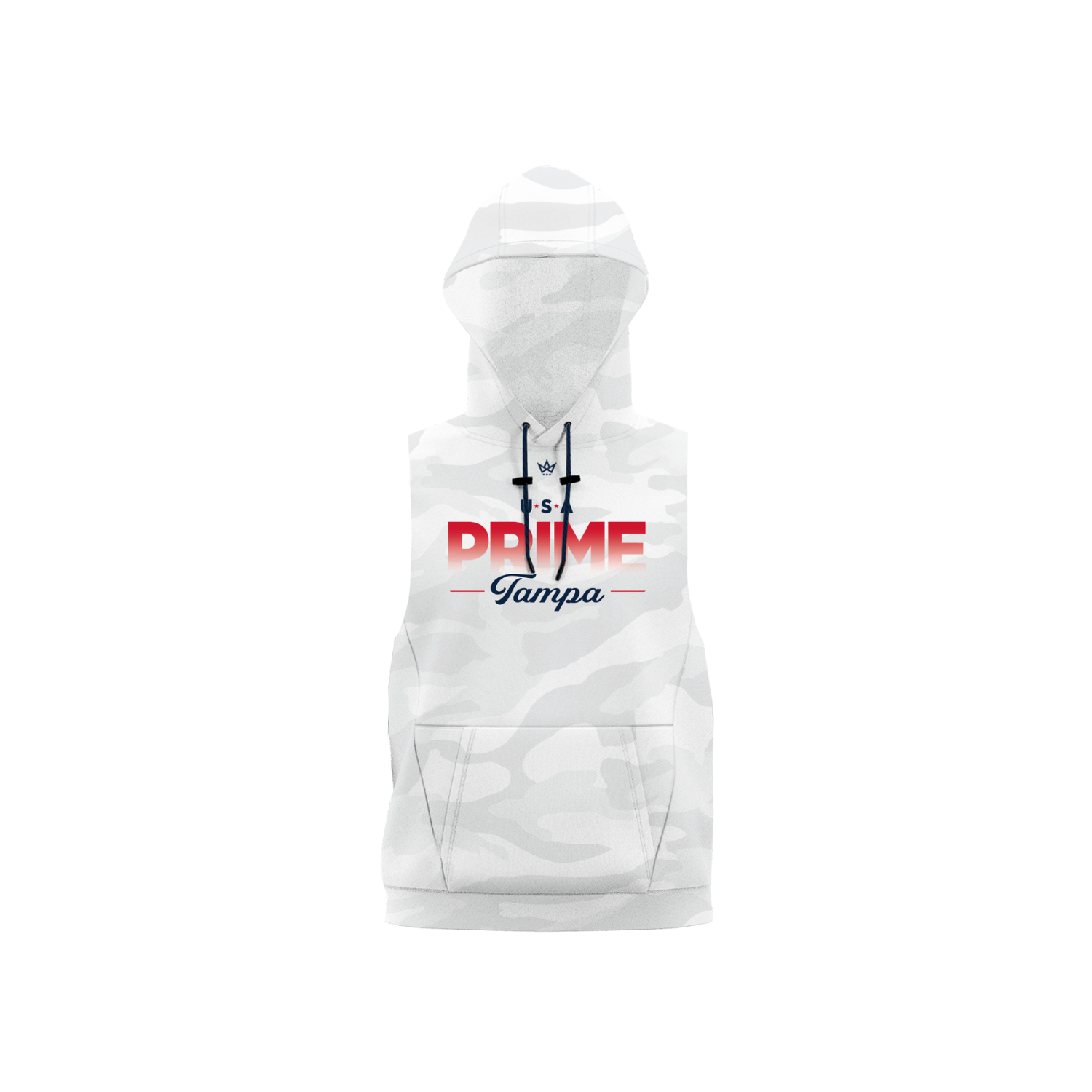 USA PRIME TAMPA SUB PERFORMANCE FLEECE SLEEVELESS HOODIE