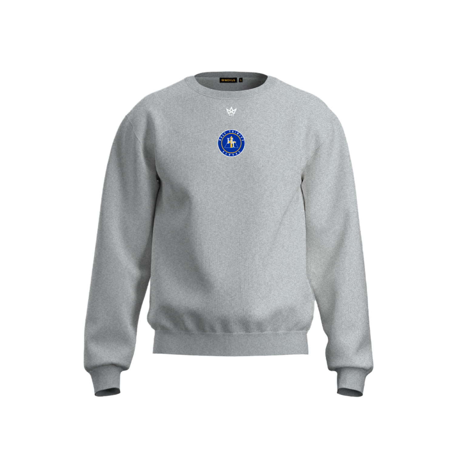 HOLY TRINITY SCHOOL ACCESS COTTON FLEECE CREWNECK [GREY]