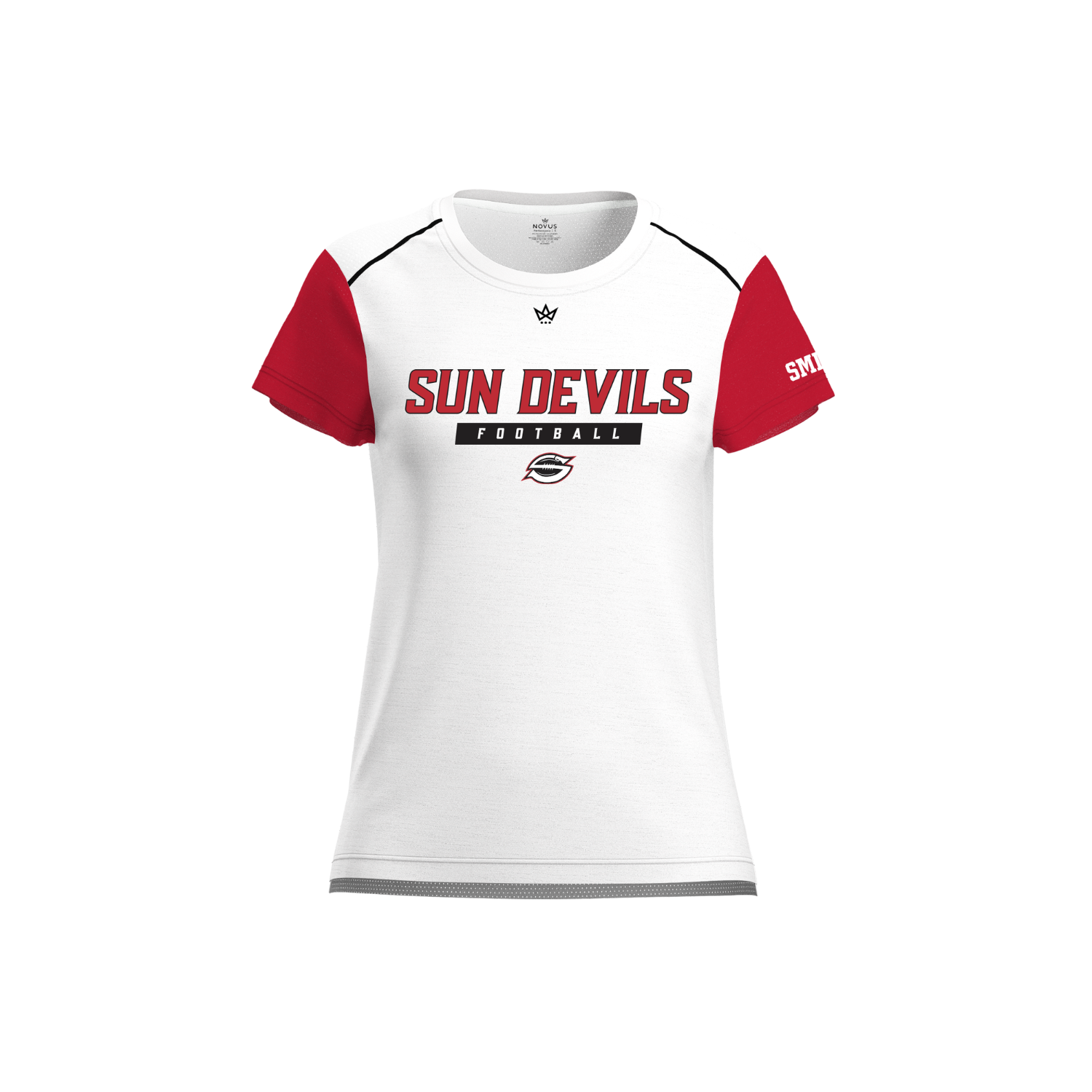 SARASOTA SUN DEVILS FOOTBALL WOMEN'S AURA TEE