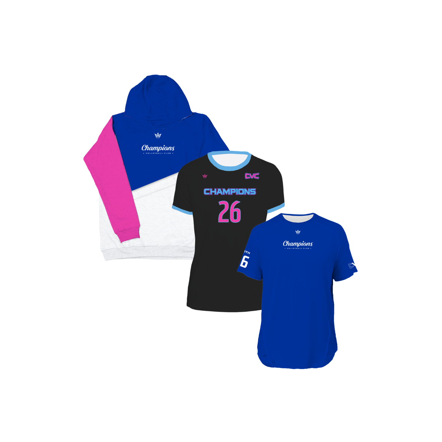 CHAMPION VOLLEYBALL CLUB '26 SHORT SEASON PLAYER PACK