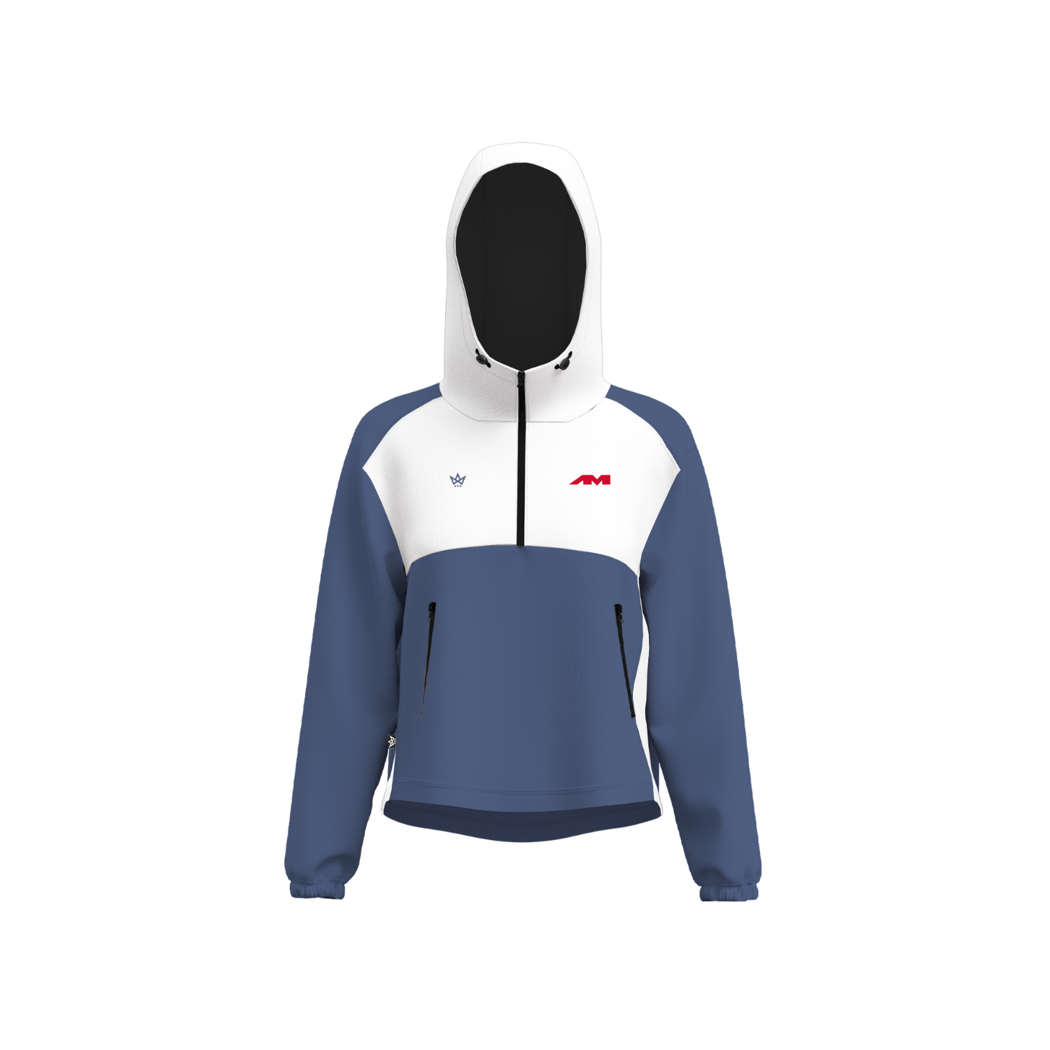 AMTS WOMEN'S VENTUS HOODIE - BLUE/WHITE