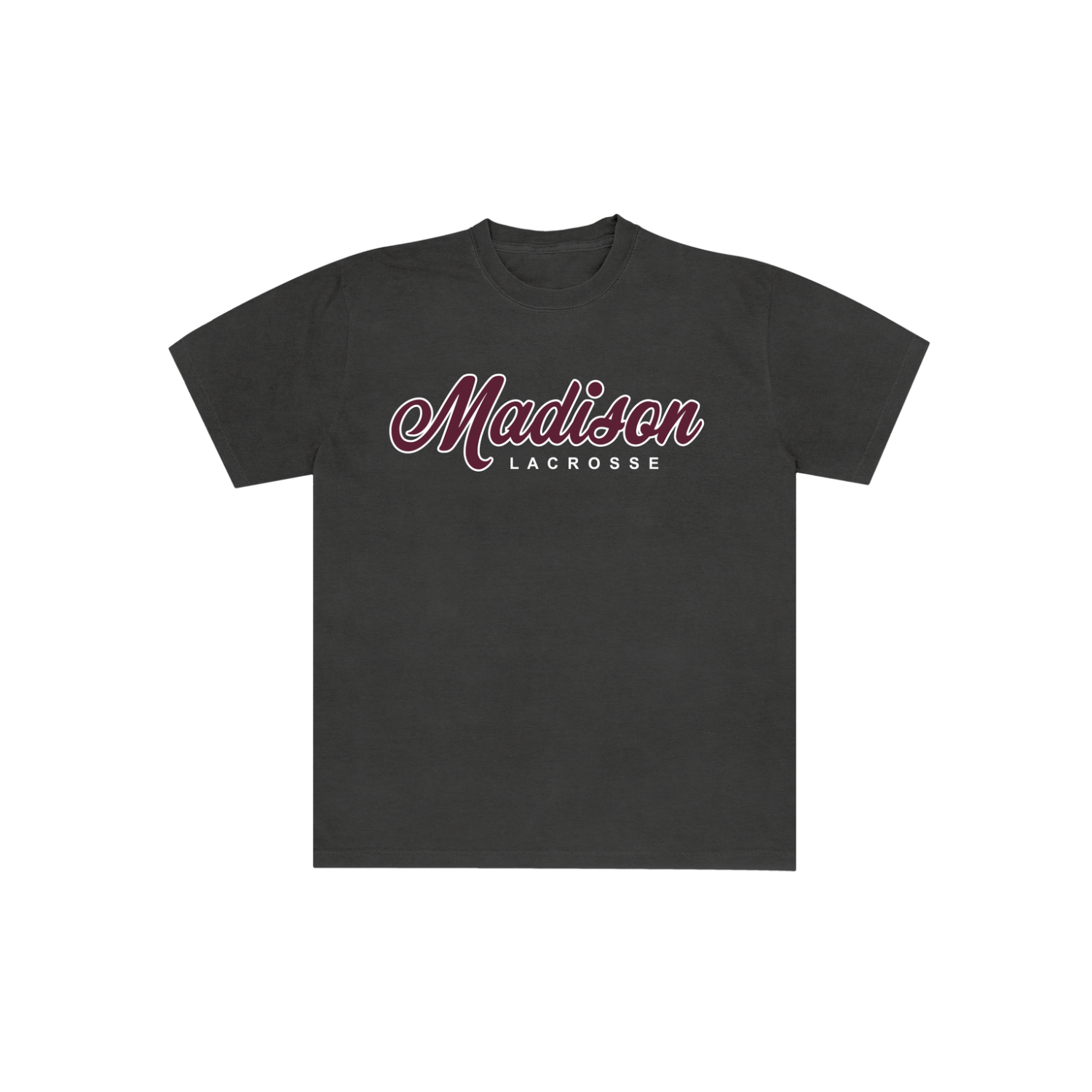 MADISON LACROSSE '26 WASHED COTTON SS TEE - GREY