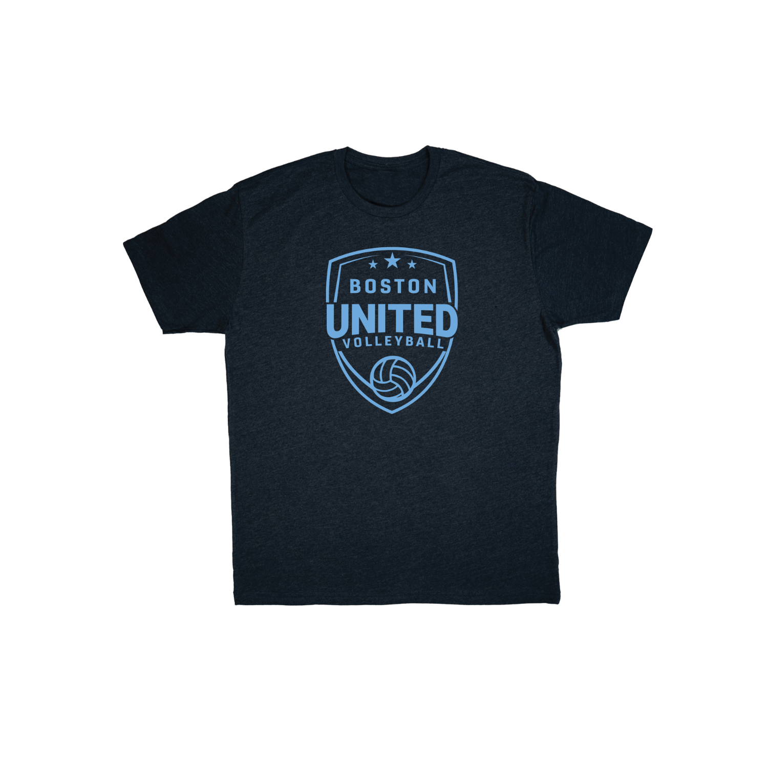 BOSTON UNITED BASIC COTTON SS TEE [NAVY}