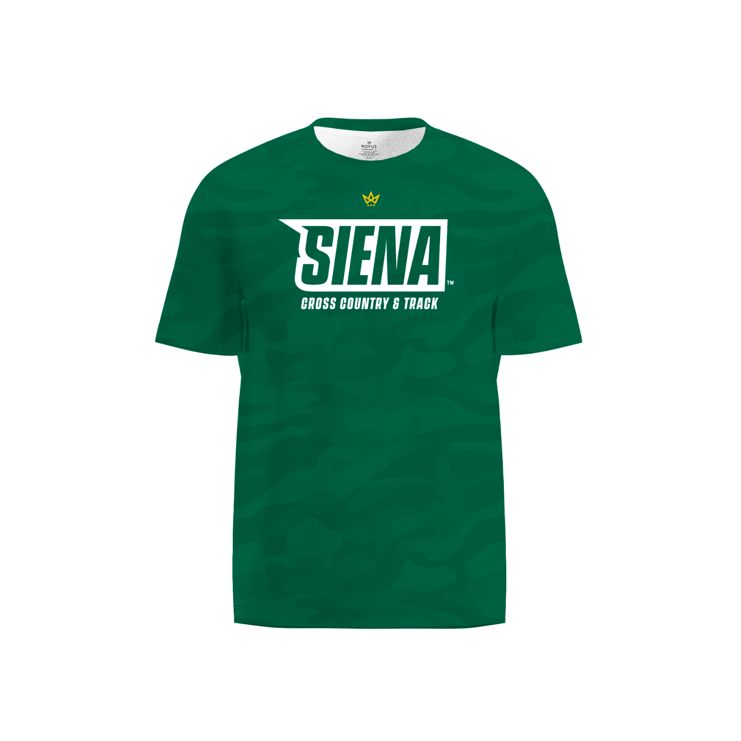 SIENA UNIVERSITY CROSS COUNTRY & TRACK PERFORMANCE SS TEE - CAMO