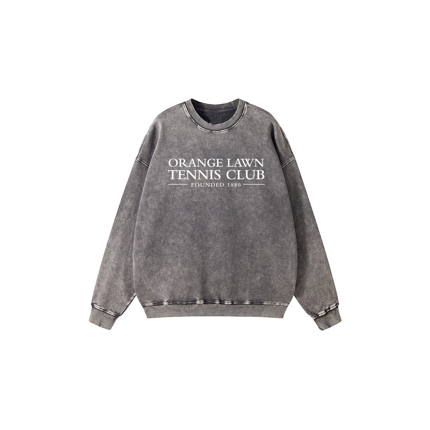 ORANGE LAWN TENNIS CLUB PREMIUM WASHED CREWNECK