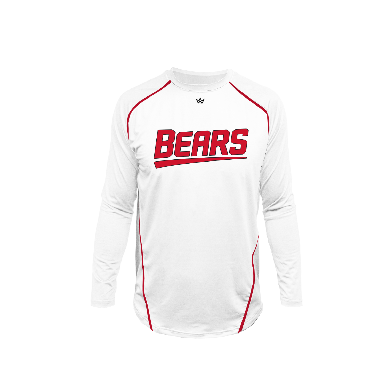 GLENS FALLS BLACK BEARS BASEBALL PRO VENTED LS [WHITE]
