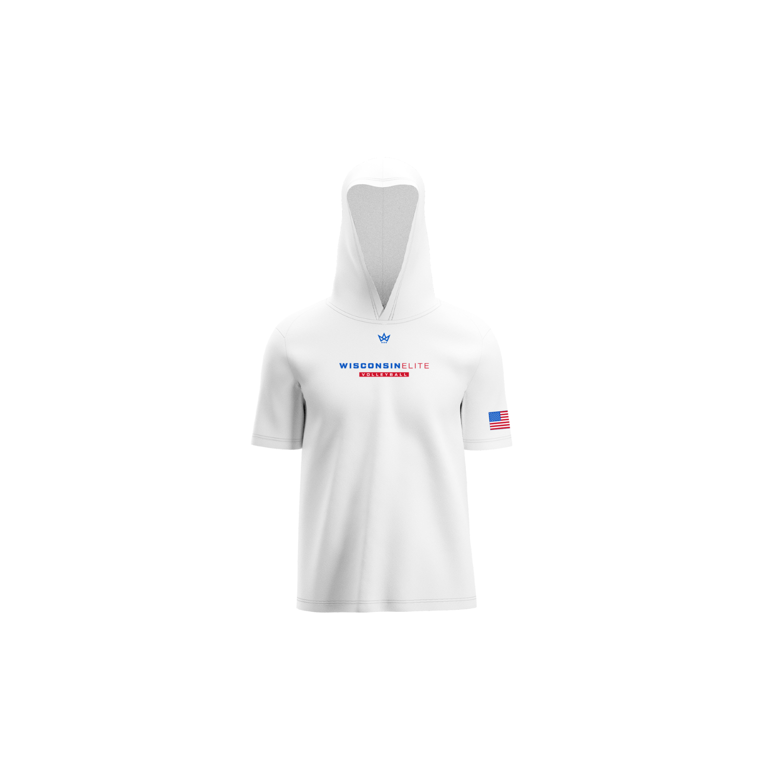 WISCONSIN ELITE VOLLEYBALL '25 PERFORMANCE SS HOODIE