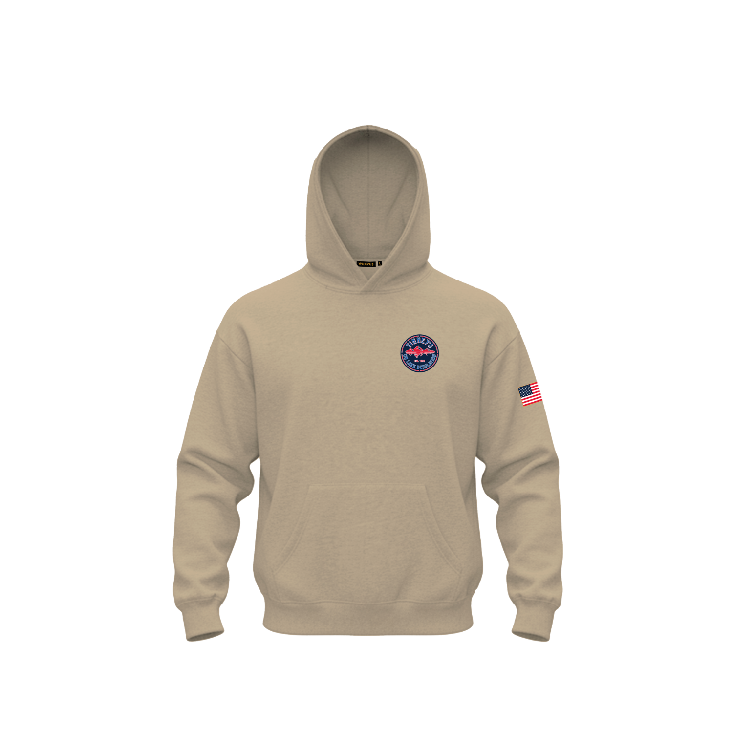 TINNEY'S 2026 COTTON FLEECE HOODIE [TAN]