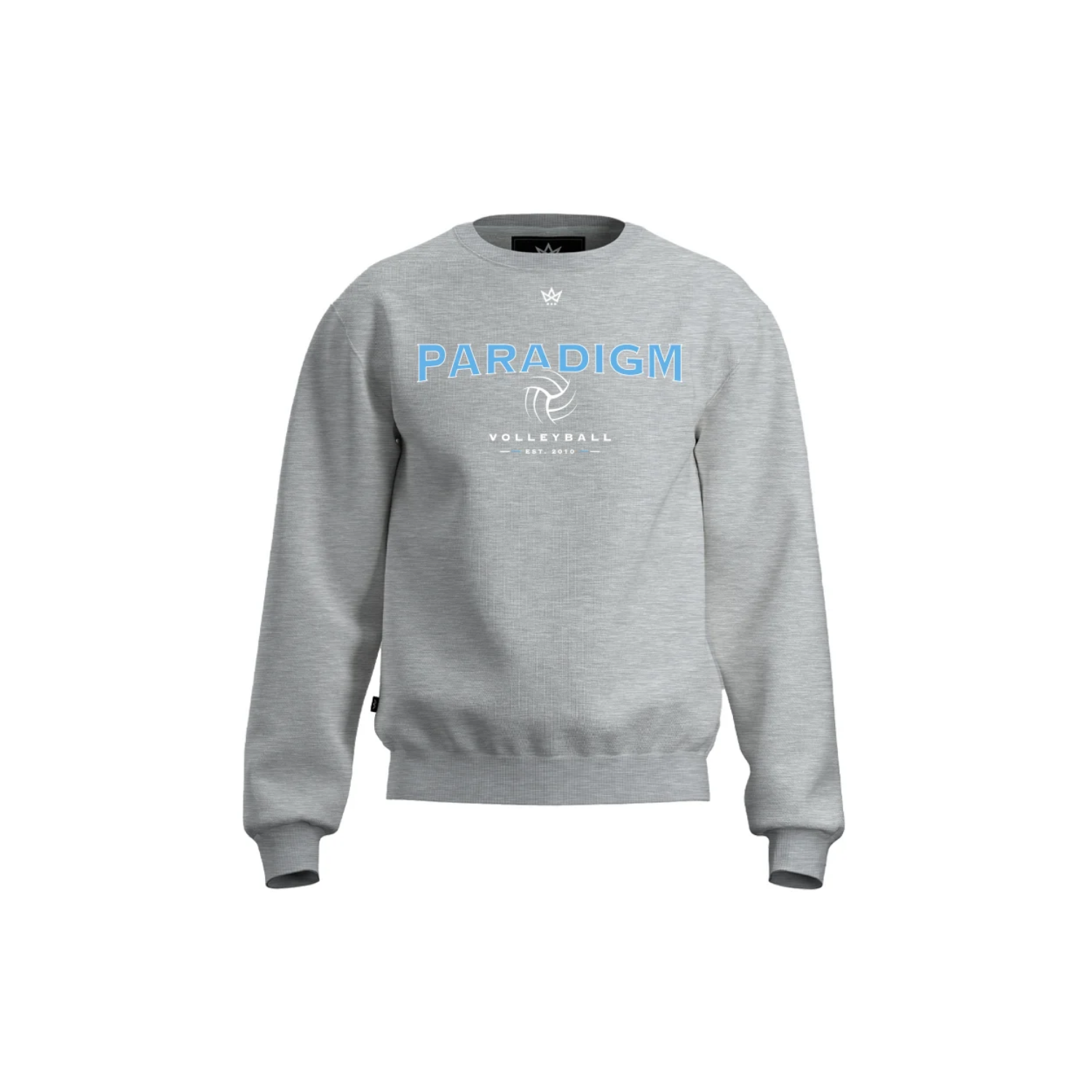 PARADIGM VOLLEYBALL ACCESS COTTON FLEECE CREWNECK [GRAY]