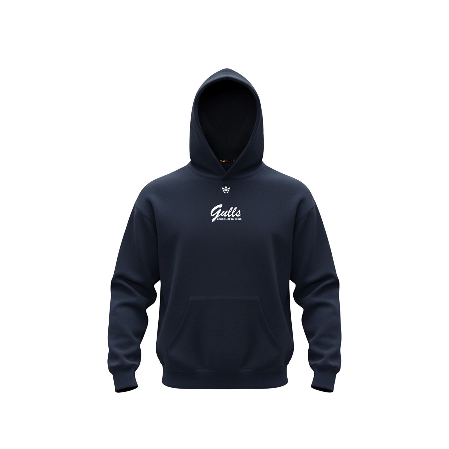 ENDICOTT SCHOOL OF NURSING ACCESS COTTON FLEECE HOODIE [NAVY]