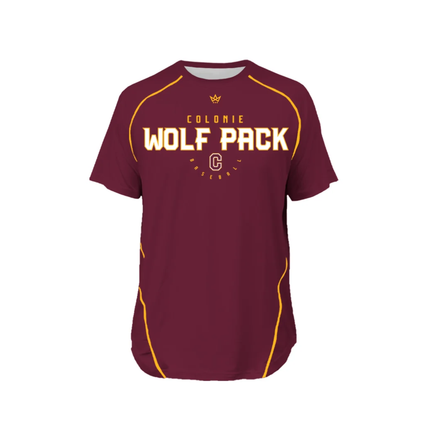COLONIE HS BASEBALL PRO VENTED SS TEE