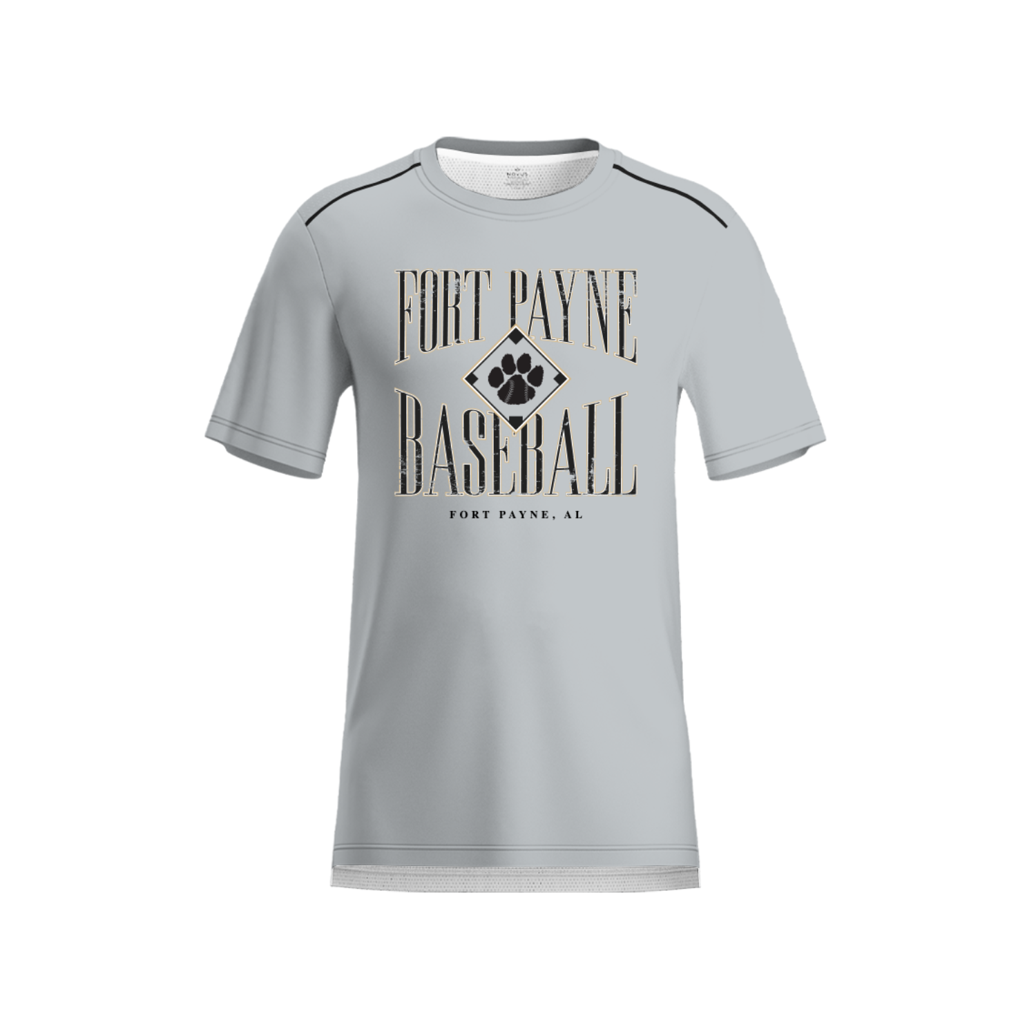 FORT PAYNE HS BASEBALL AURA TEE [GREY]