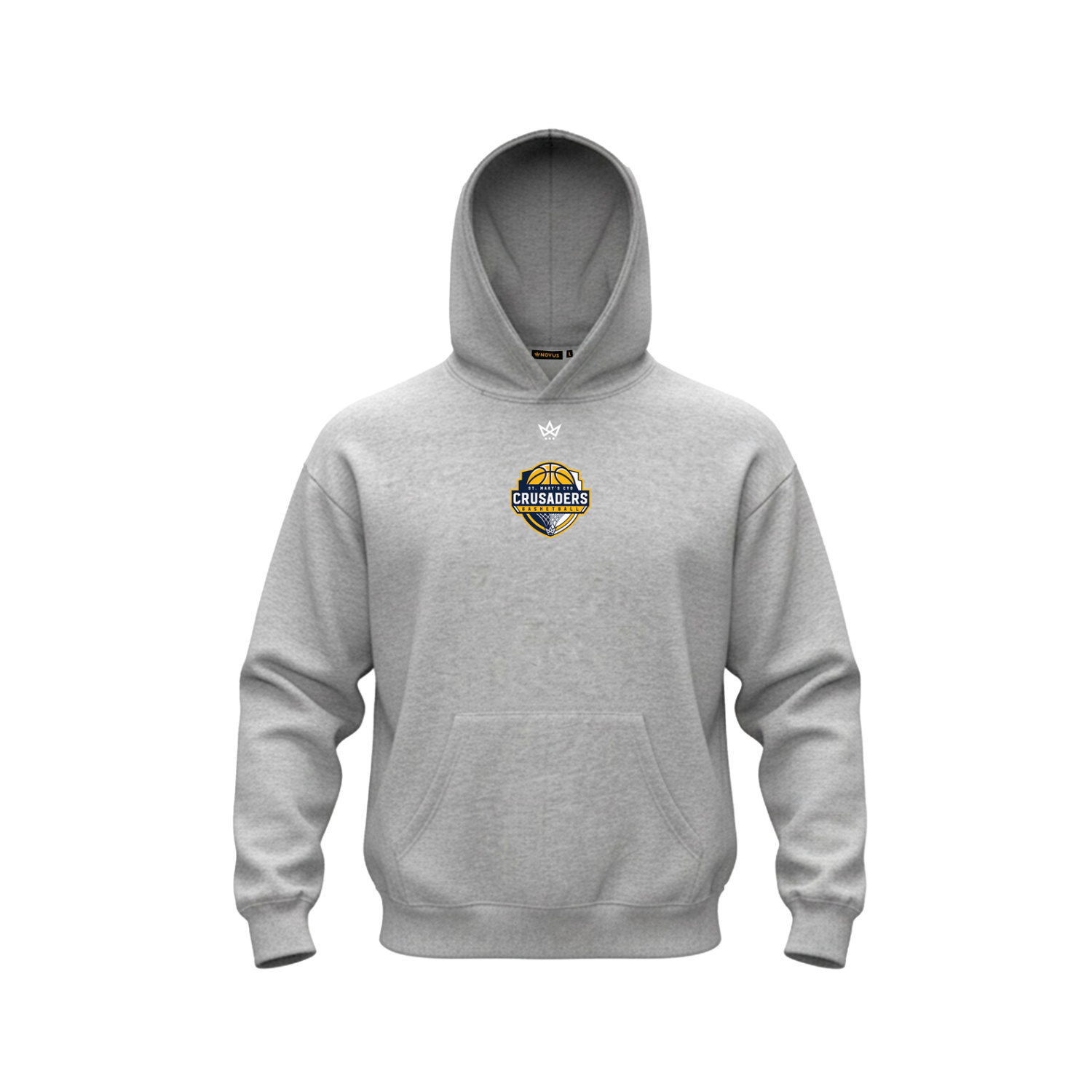 ST. MARY'S CYO ACCESS COTTON FLEECE HOODIE [GRAY]
