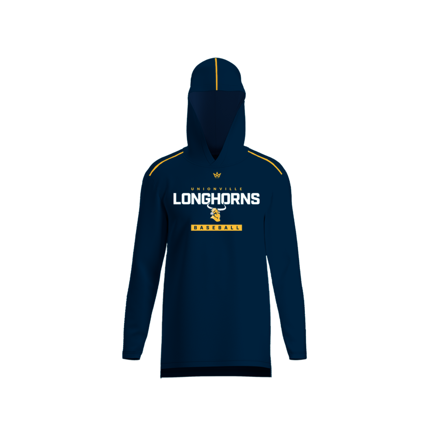 UNIONVILLE HS BASEBALL AURA LS HOODIE [NAVY]