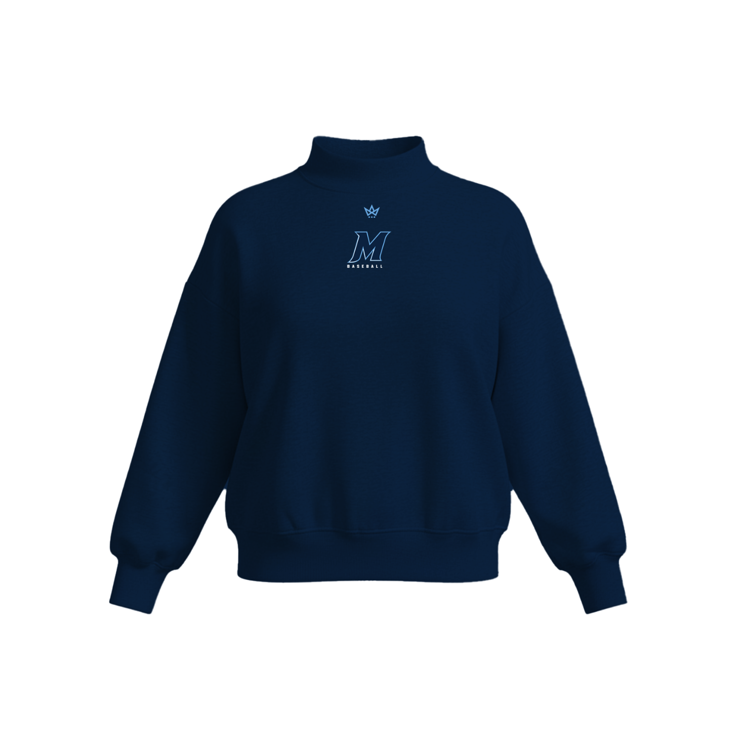MAVS BASEBALL FALL '26 WOMEN'S COTTON FLEECE MOCKNECK