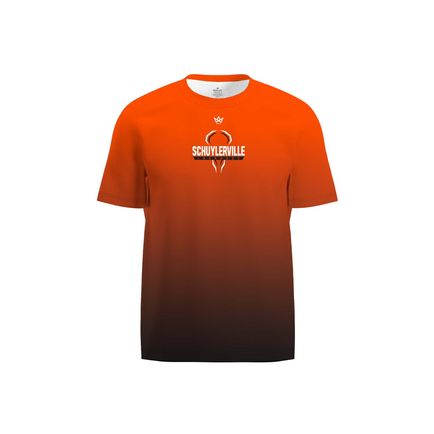 SCHUYLERVILLE LACROSSE PERFORMANCE SS TEE - BLACK