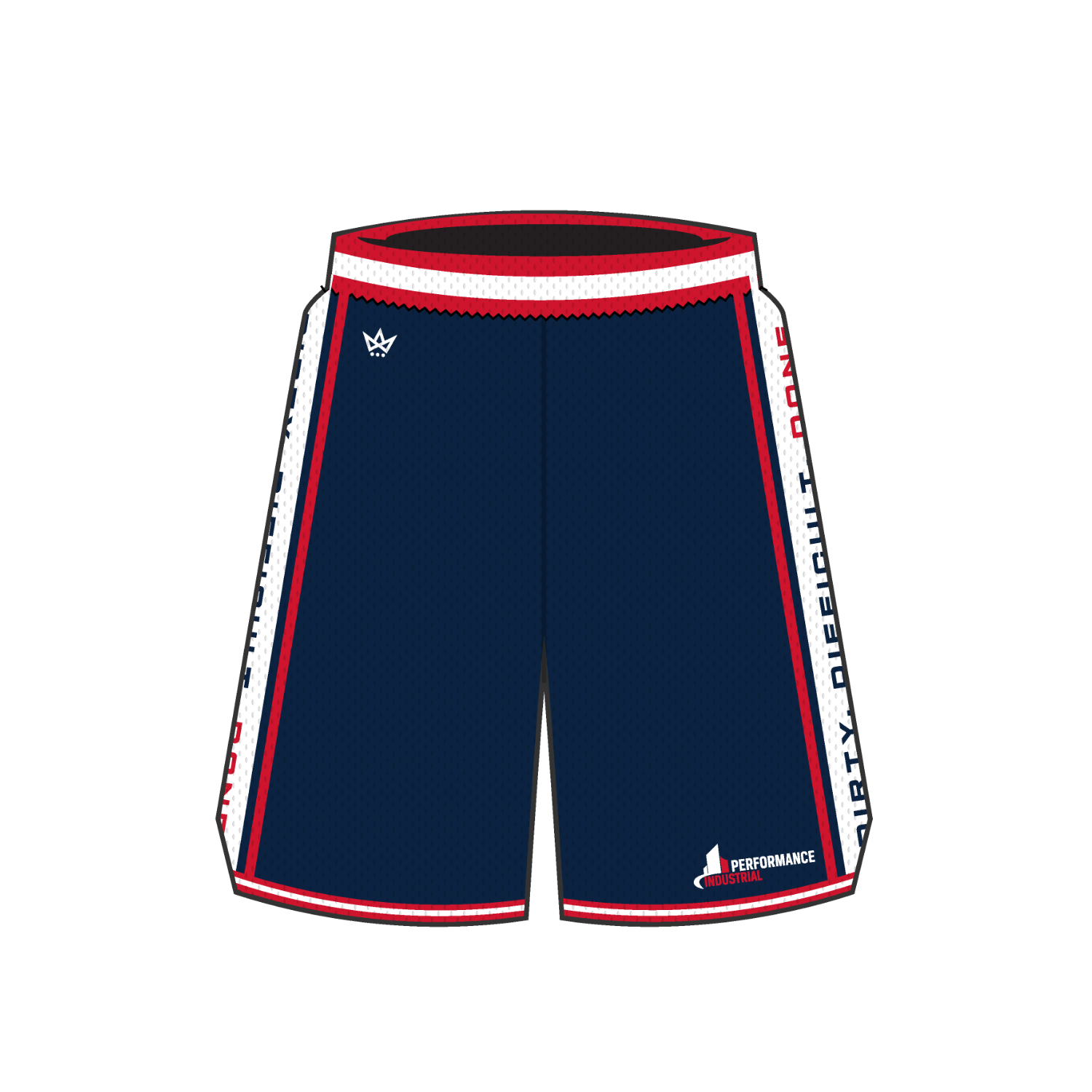 PERFORMANCE INDUSTRIAL FALL PORTHOLE MESH SHORTS