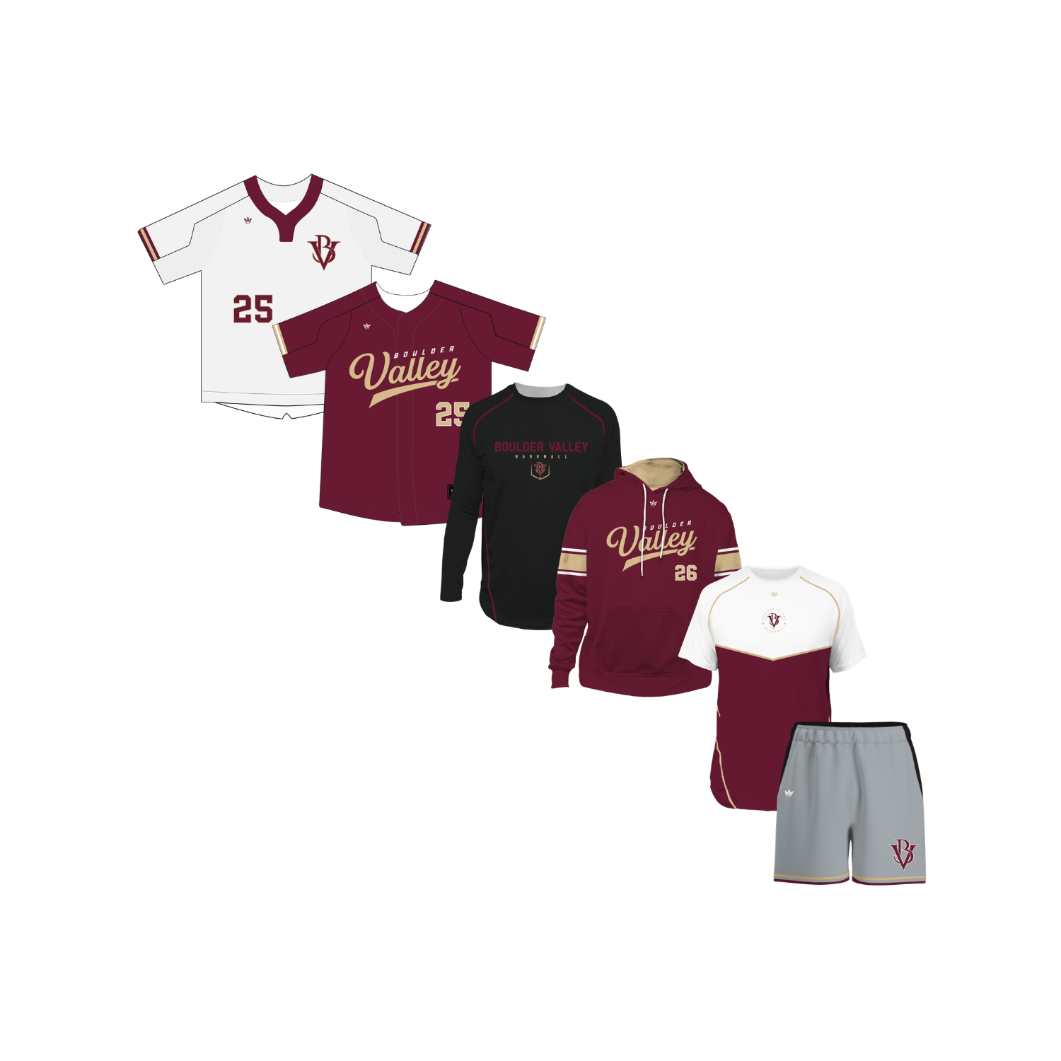 BOULDER VALLEY BASEBALL PLAYER PACK