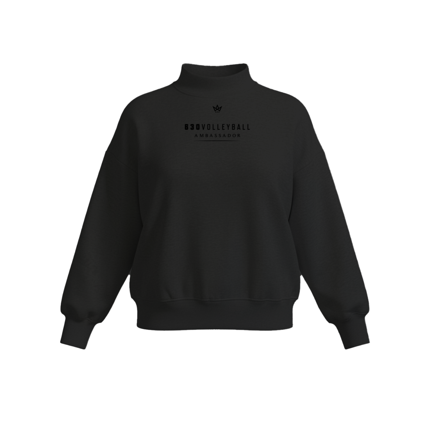630 VOLLEYBALL AMBASSADOR WOMEN'S COTTON FLEECE MOCKNECK