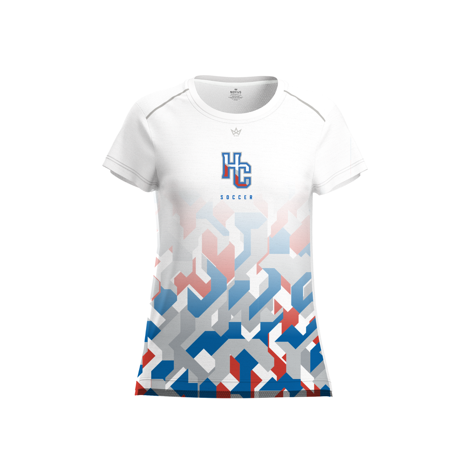 HILL COLLEGE REBELS SOCCER WOMEN'S AURA TEE - HEX