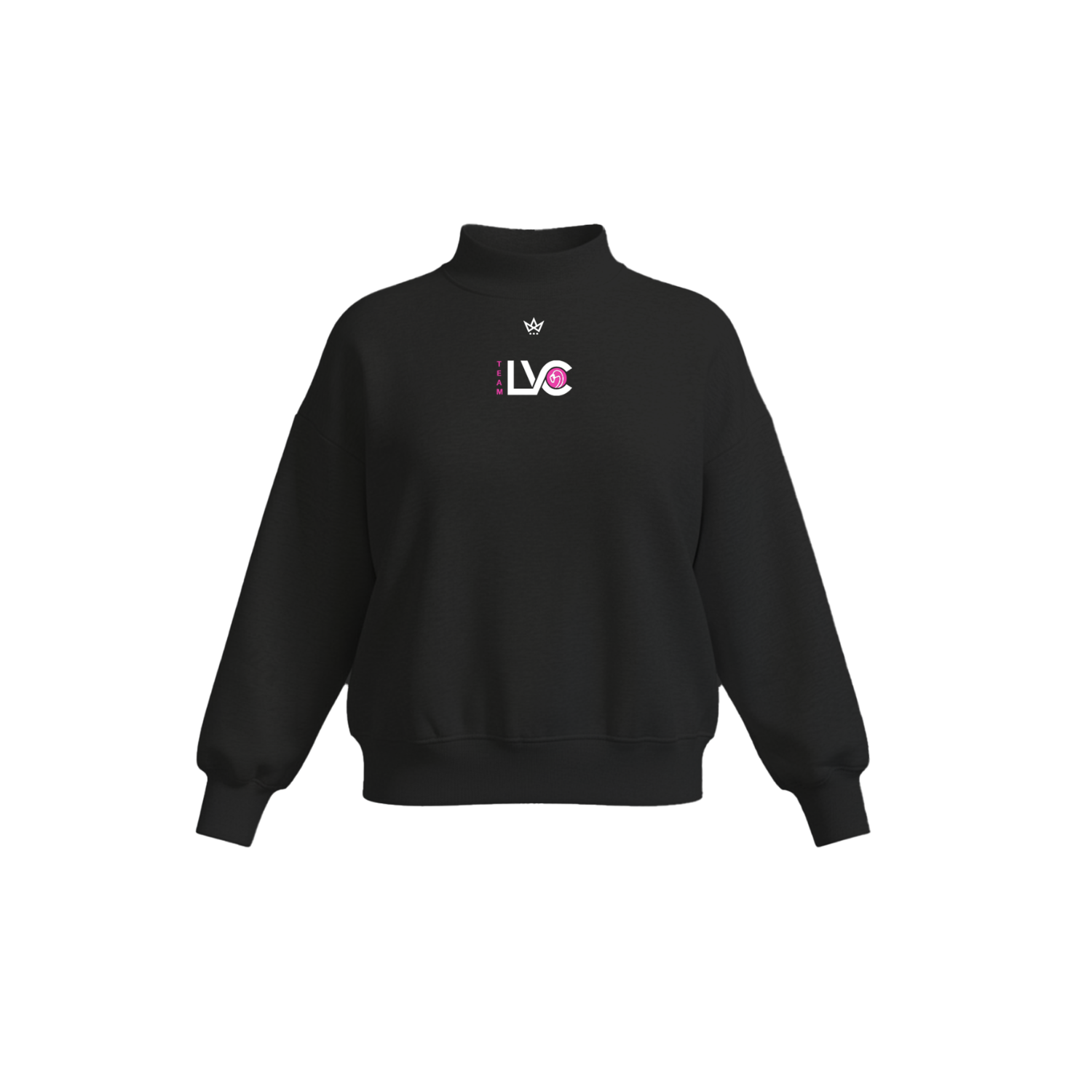 TEAMLVC '26 WOMEN'S COTTON FLEECE MOCKNECK
