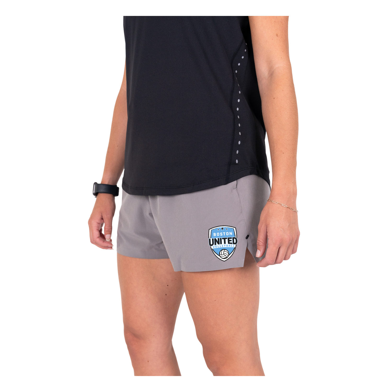 BOSTON UNITED WOMEN'S TRAINING SHORT - DARK STERLING