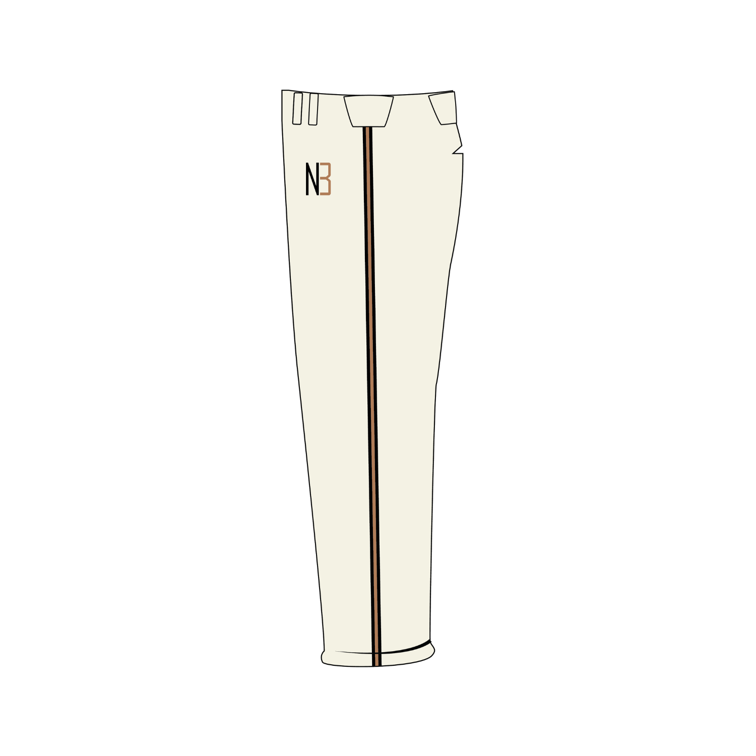 NOMADIC BASEBALL BASEBALL VENTUS 2.0 LONG PANT [CREAM]