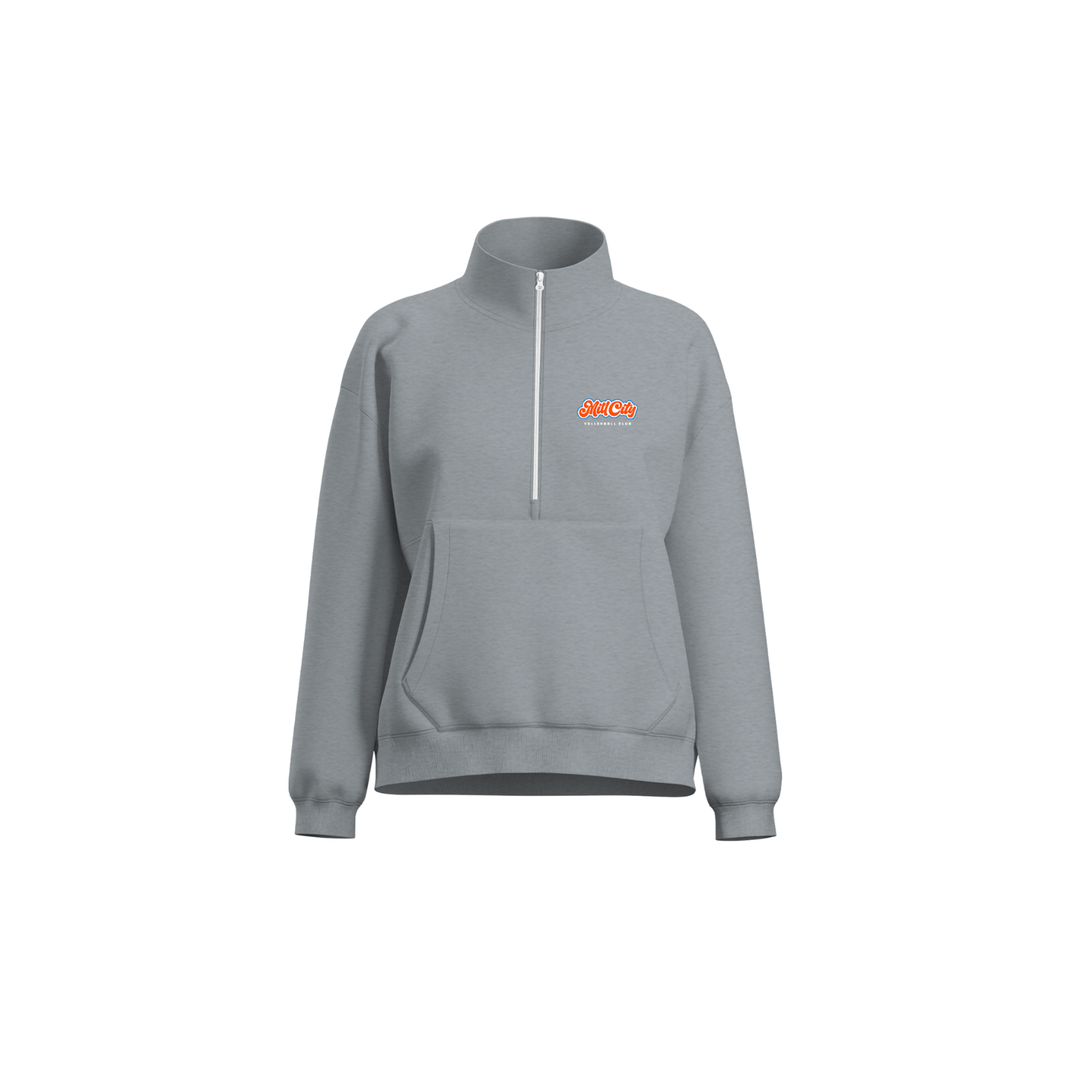 MILL CITY '26 WOMEN'S COTTON FLEECE HALF-ZIP