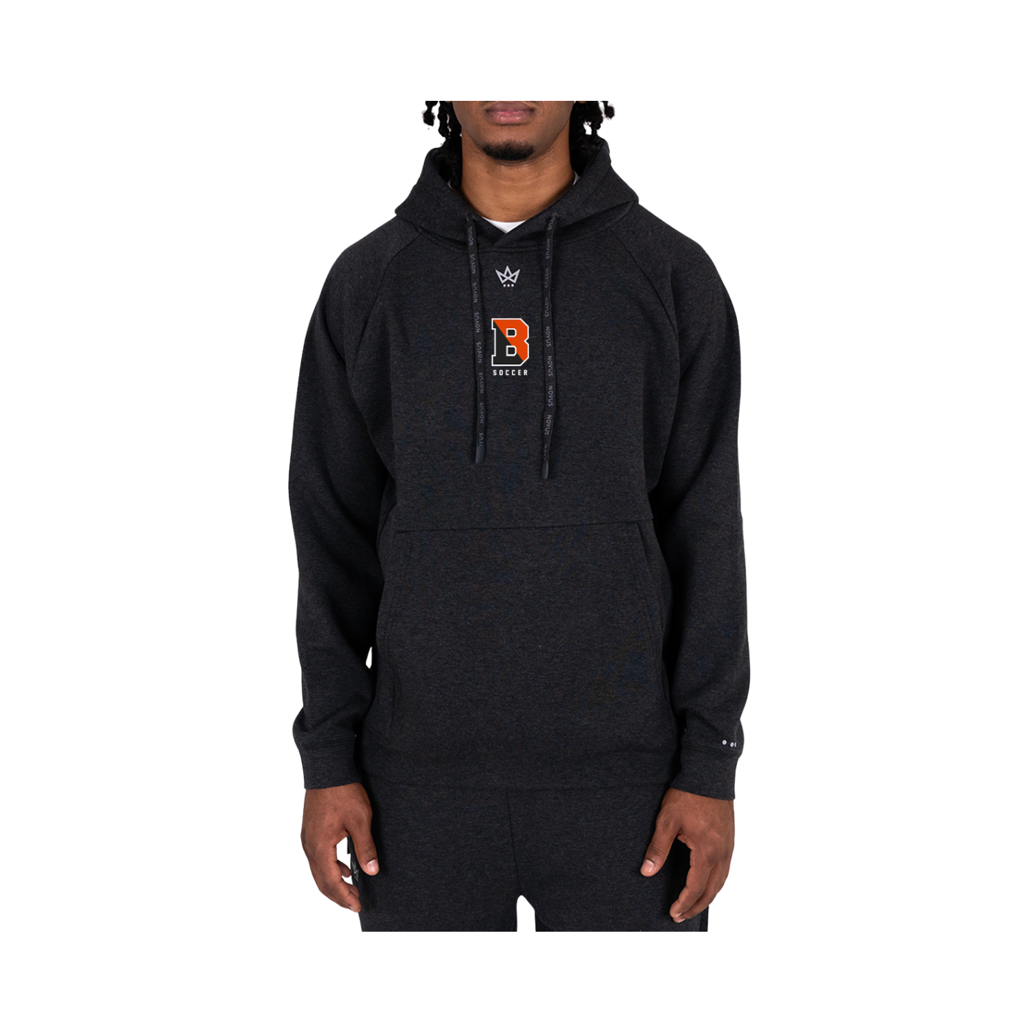 BETHLEHEM SOCCER ROYALKNIT HOODIE - ONYX