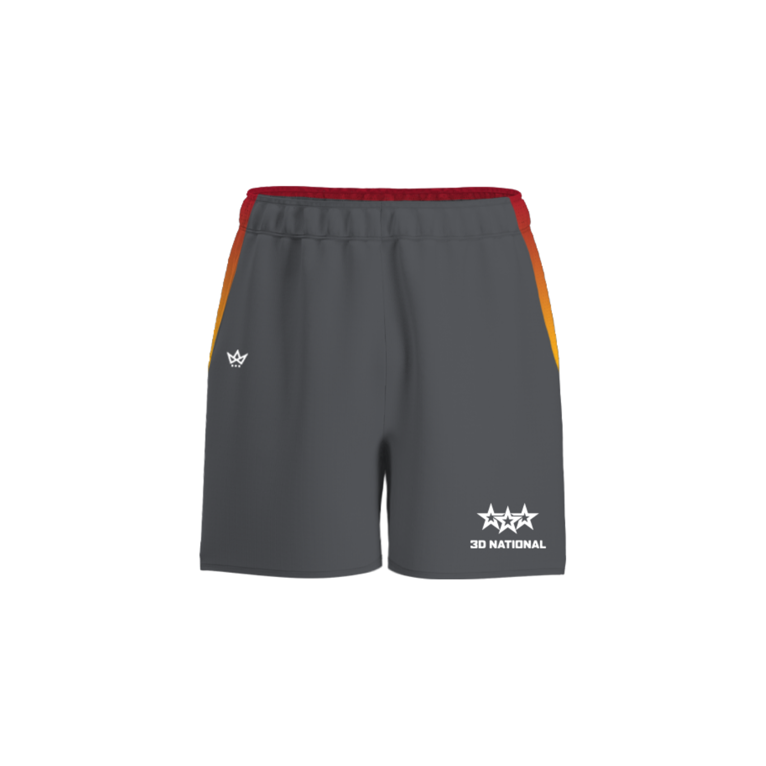 3D NATIONAL LACROSSE VIRGINIA BEACH VENTUS SHORTS - GREY