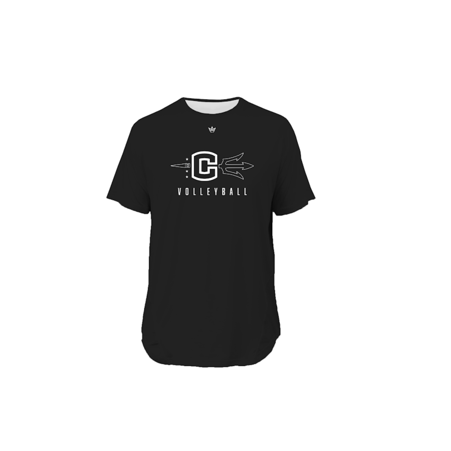 COLUMBIA HS VOLLEYBALL '26 PRO VENTED SS TEE - BLACK