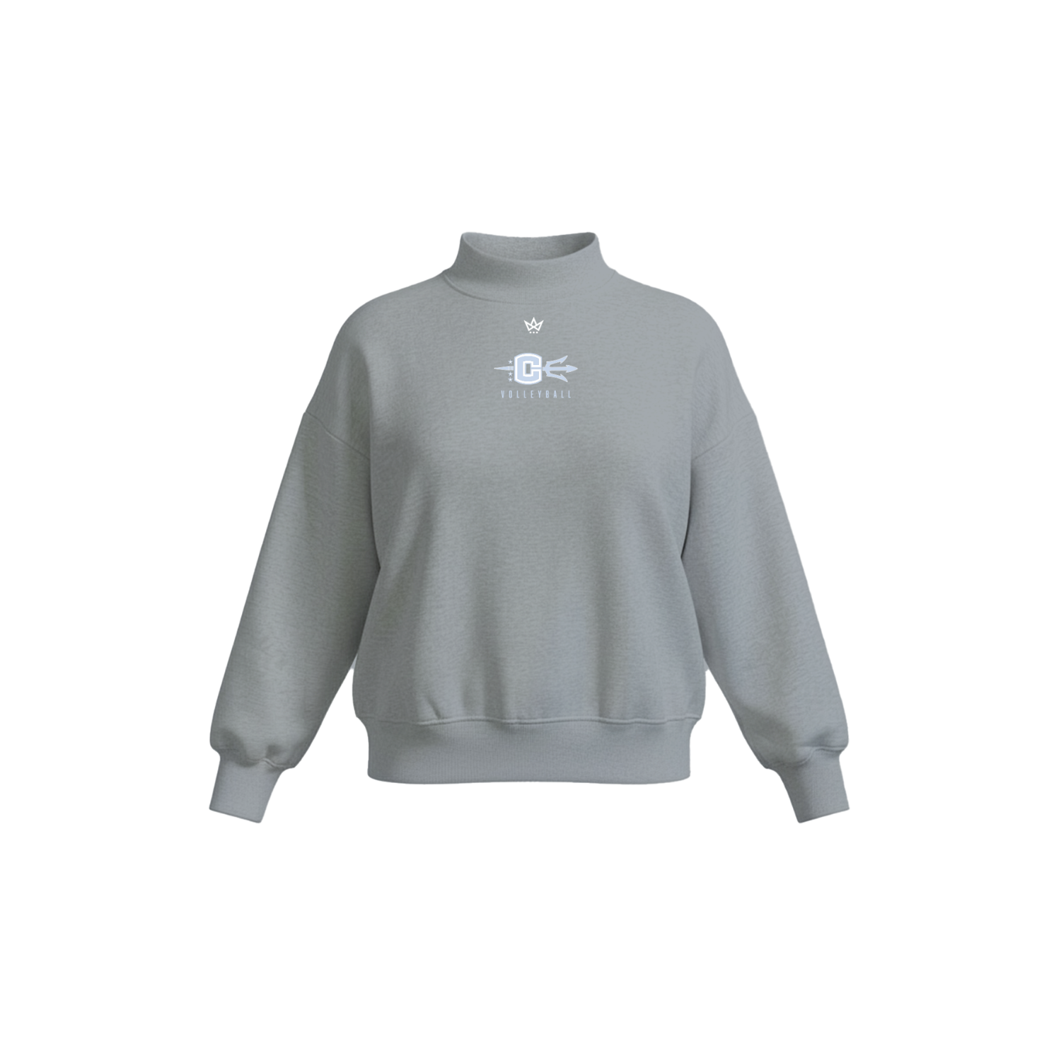 COLUMBIA HS VOLLEYBALL '26 WOMEN'S COTTON FLEECE MOCKNECK