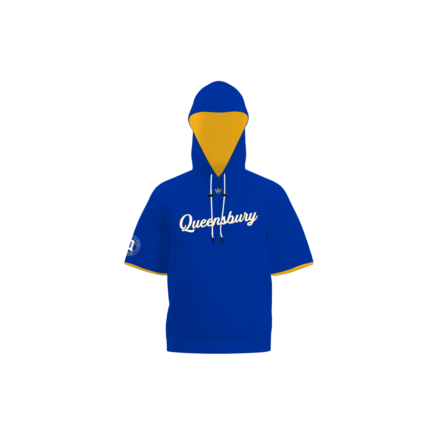 QUEENSBURY YOUTH BASEBALL & SOFTBALL SUB PERFORMANCE FLEECE SS HOODIE - SOFTBALL