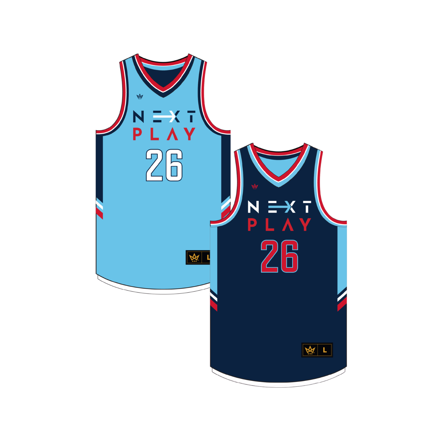 NEXT PLAY BASKETBALL '26 BASKETBALL REVERSIBLE GAME JERSEY