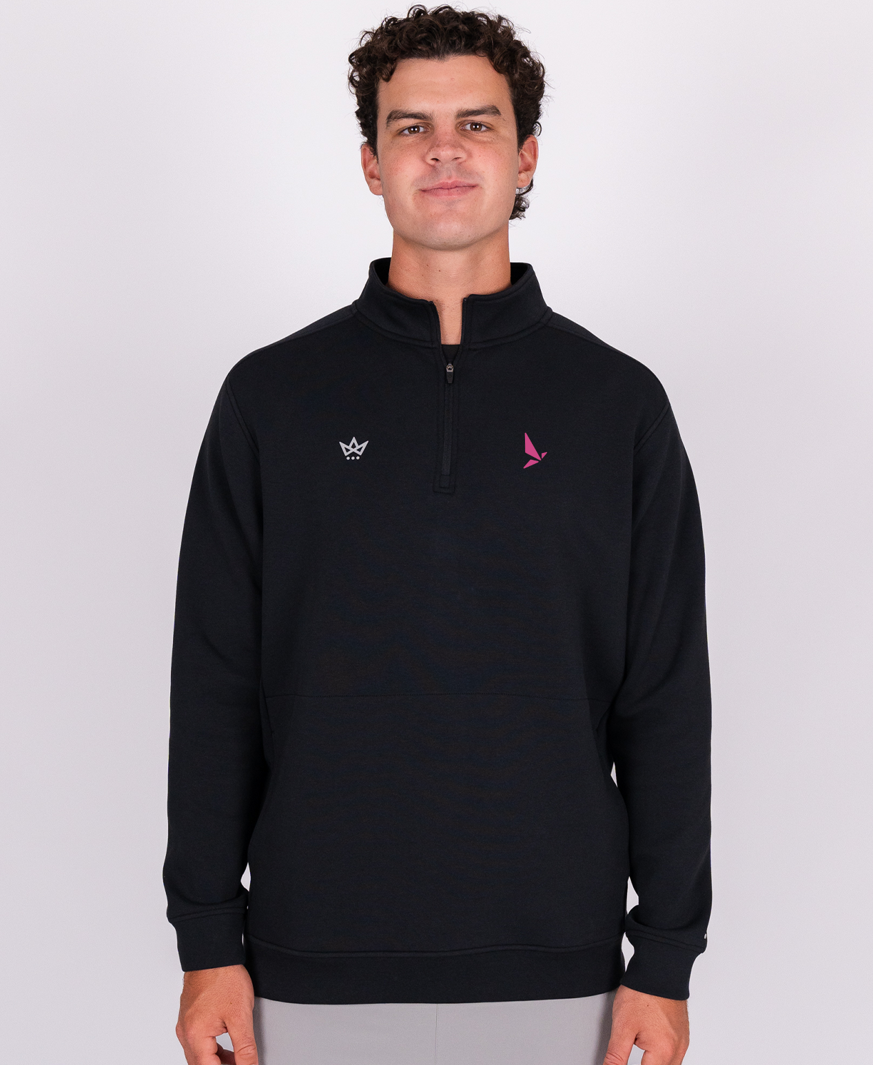 PURSUIT LENDING ROYALKNIT QUARTER-ZIP - ONYX