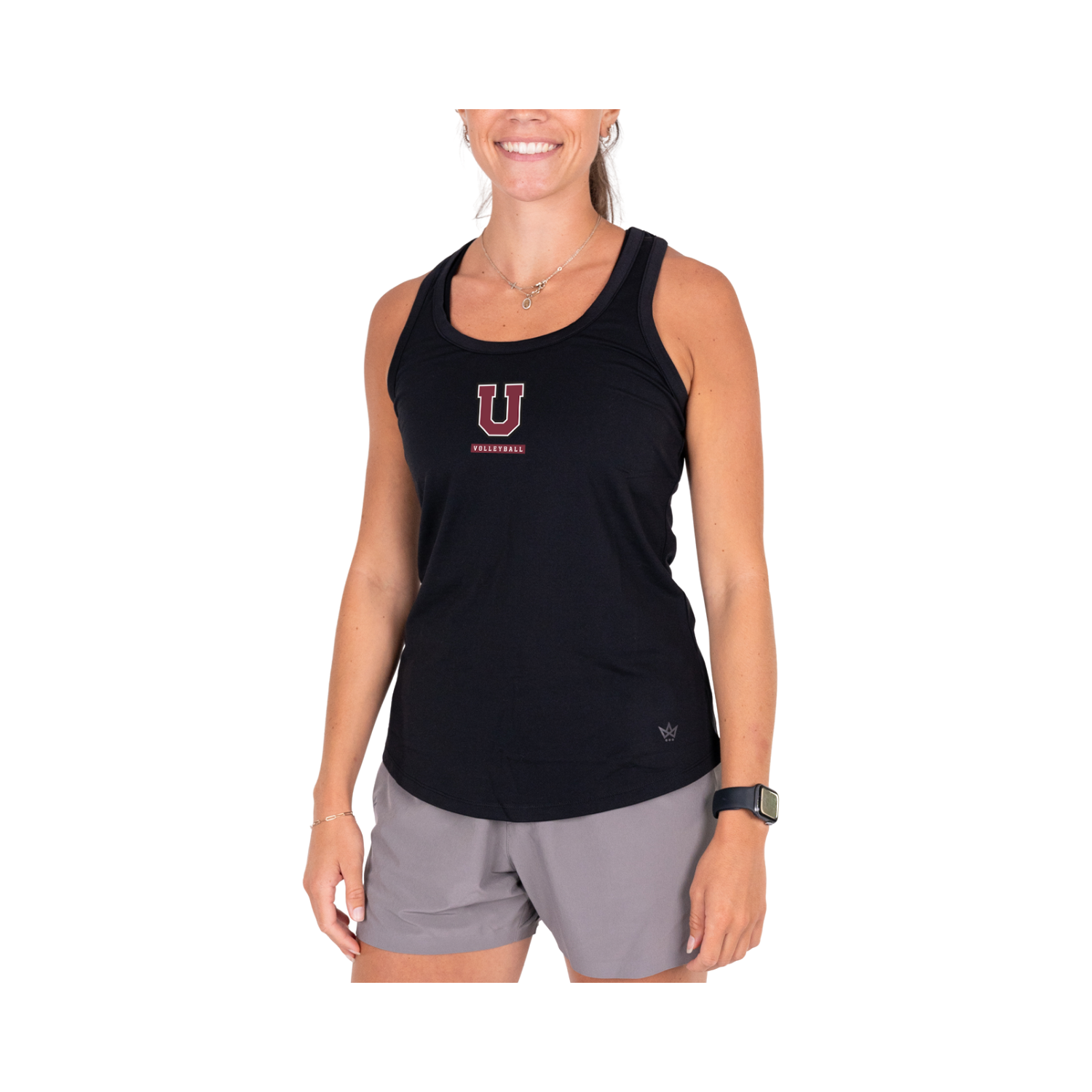 UNION COLLEGE VOLLEYBALL WOMEN'S ASCENSION TANK TOP - ONYX