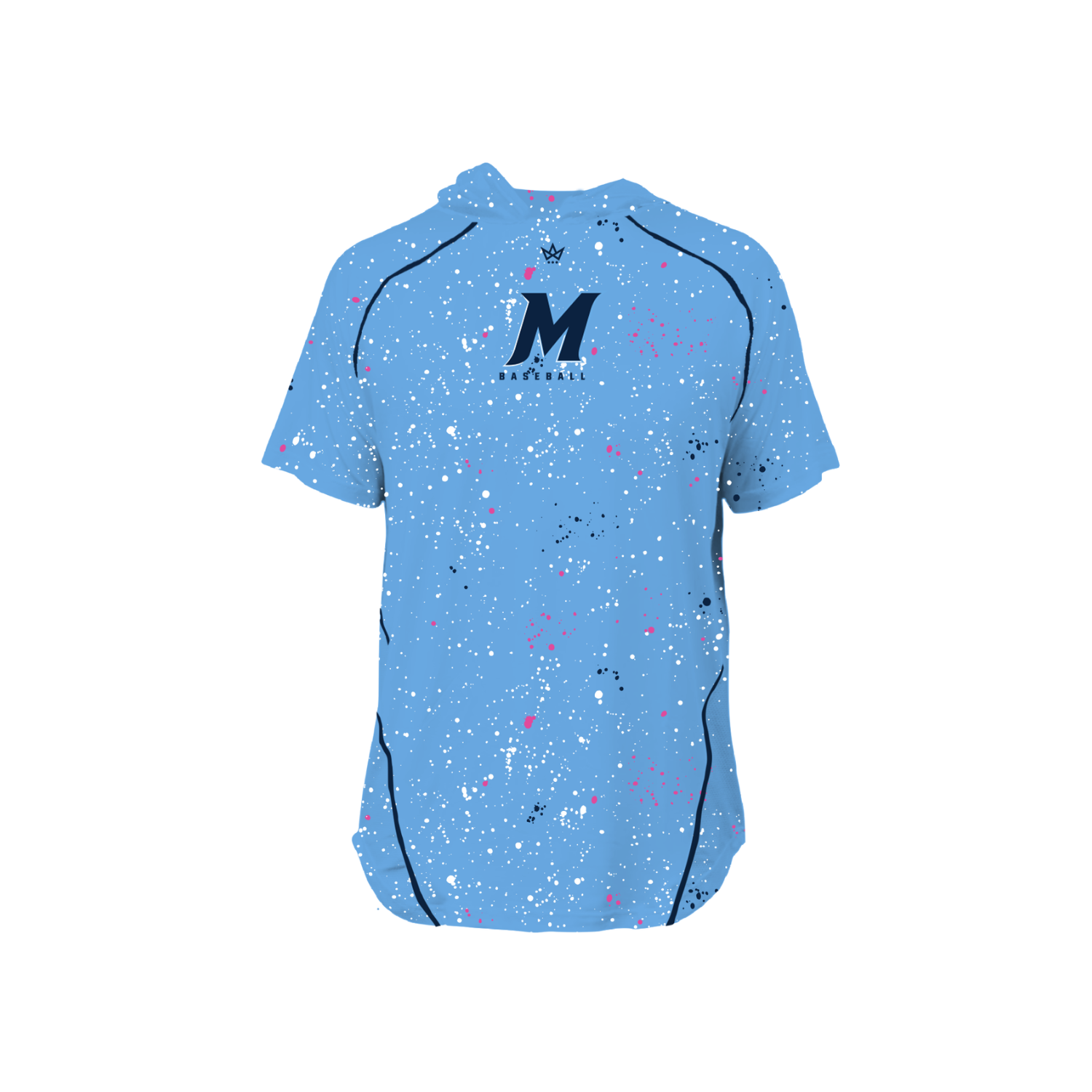 MAVS BASEBALL FALL '26 PRO VENTED SS HOODIE - BLUE