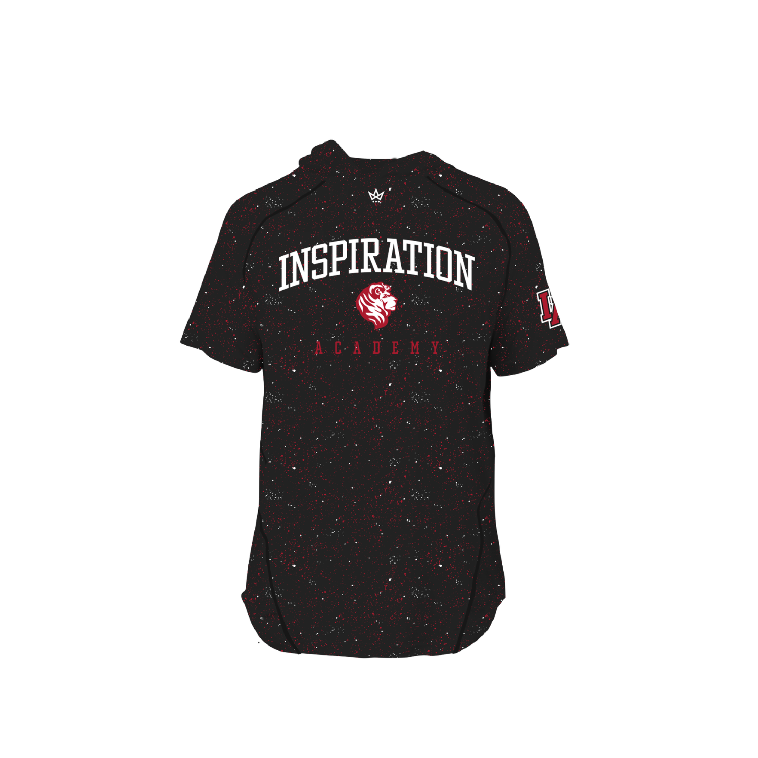 INSPIRATION ACADEMY PRO VENTED SS HOODIE [BLACK SPECKLED]