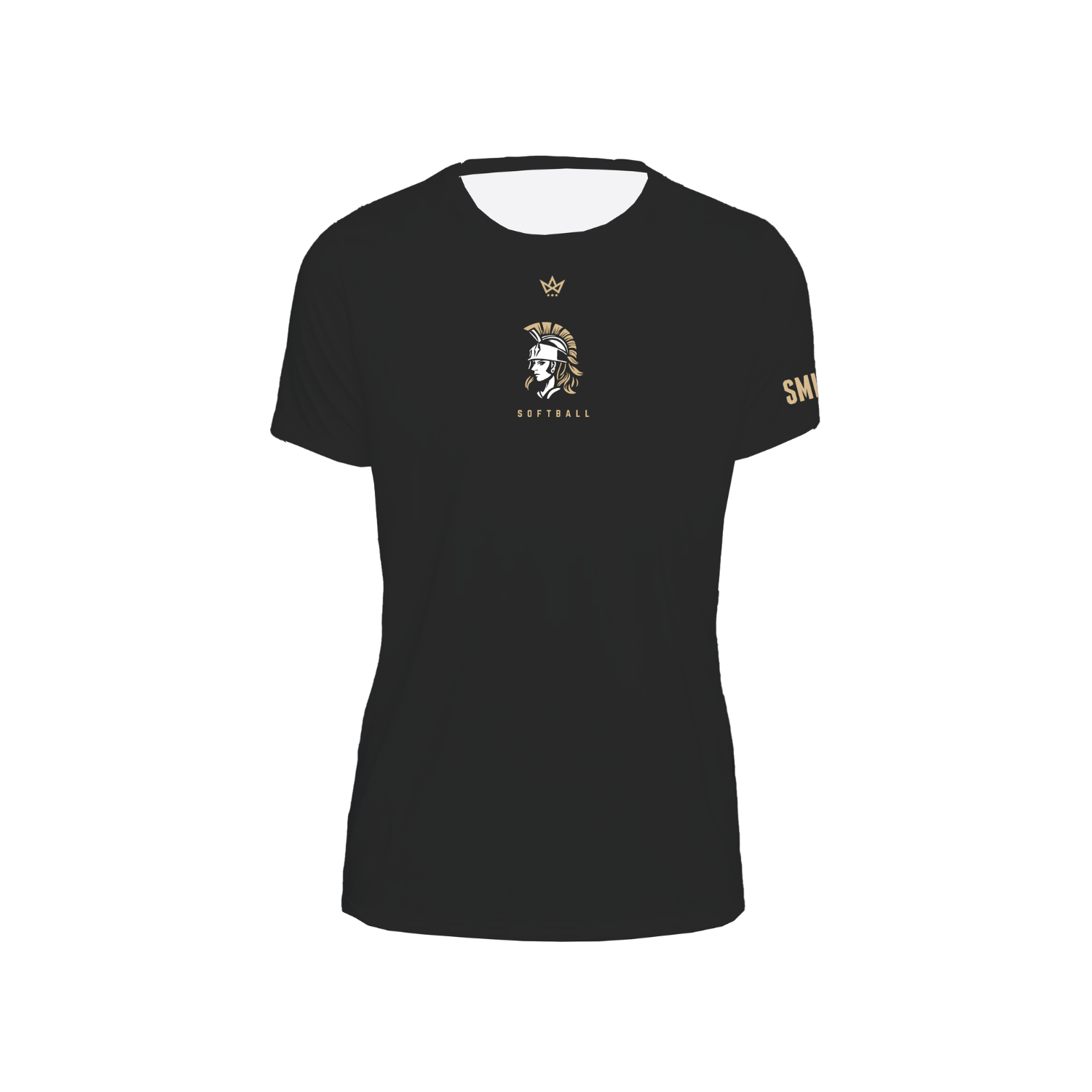 VICTORY SOFTBALL - ROUND 2 WOMEN'S PERFORMANCE SS TEE - BLACK