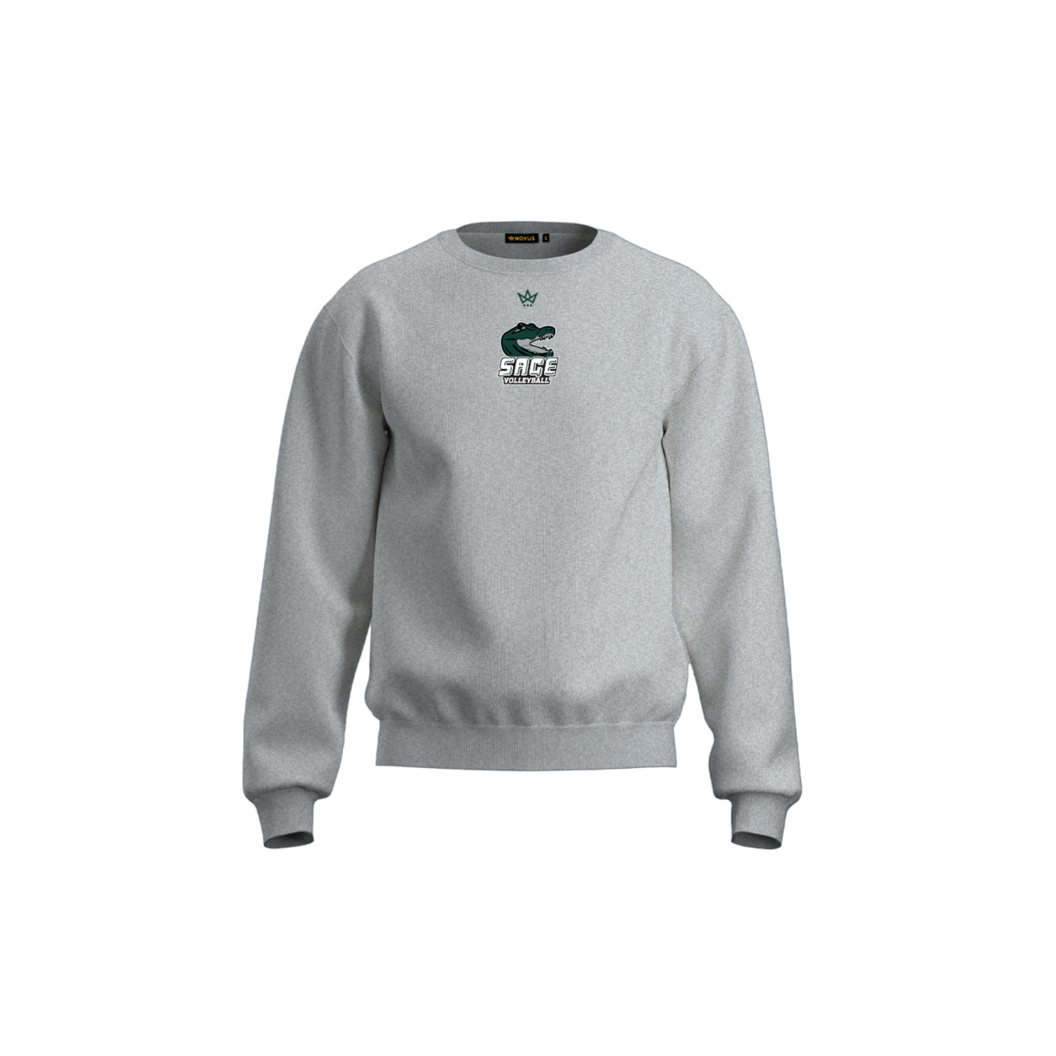 SAGE VOLLEYBALL ACCESS COTTON FLEECE CREWNECK