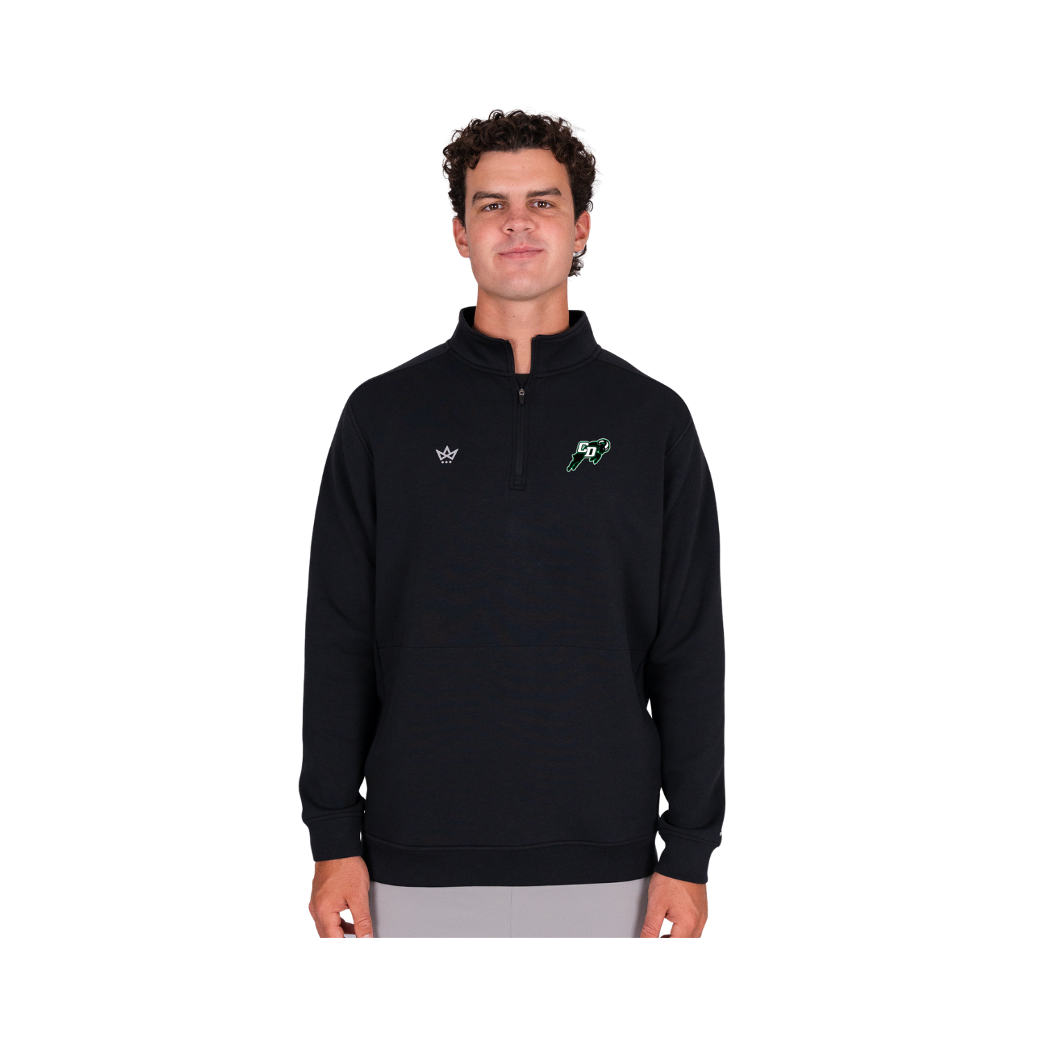CENTRAL DAUPHIN STAFF ROYALKNIT QUARTER-ZIP - ONYX