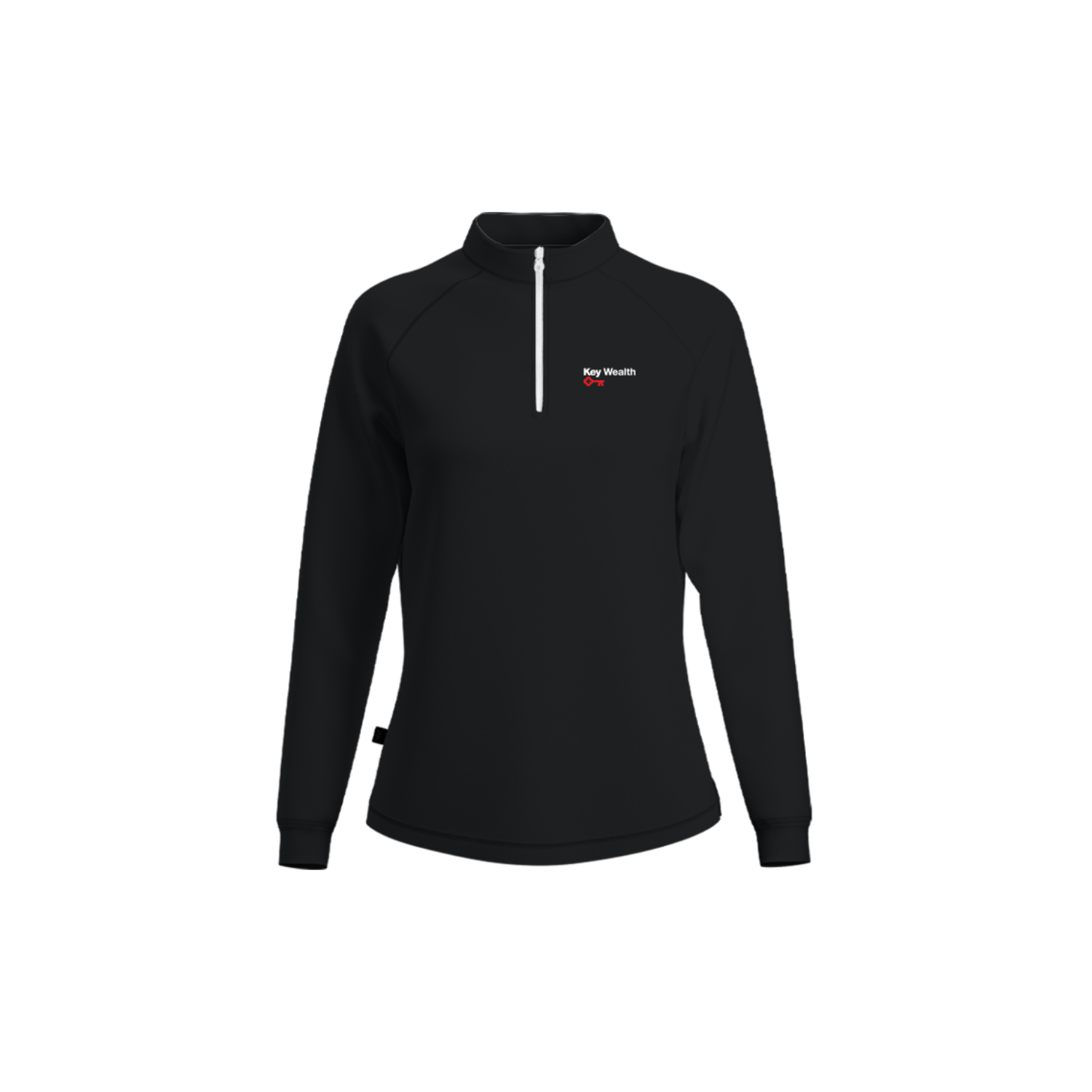 KEY BANK INVESTMENTS WOMEN'S SUB PERFORMANCE QUARTER-ZIP - BLACK