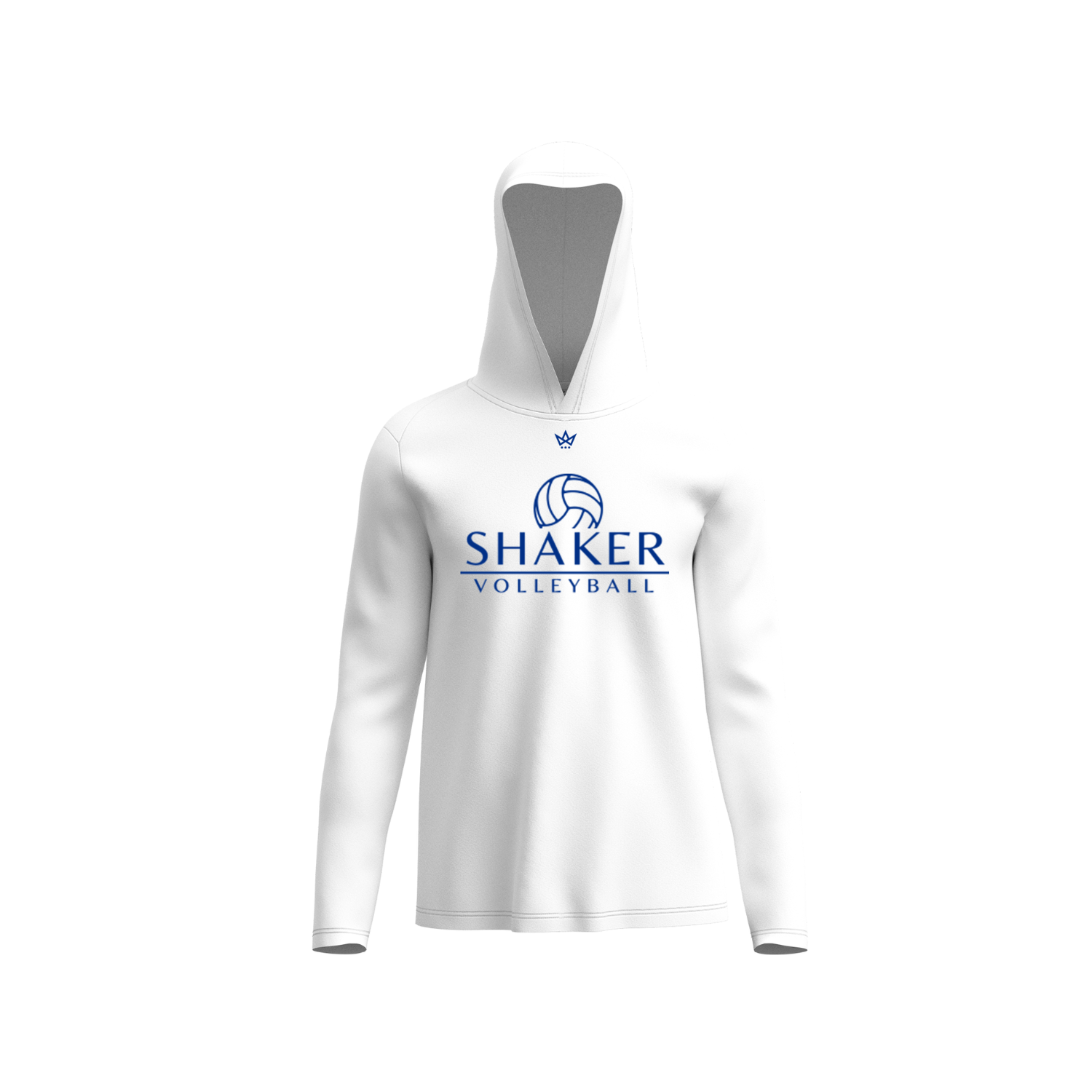SHAKER GIRLS VOLLEYBALL PERFORMANCE LS HOODIE [WHITE]