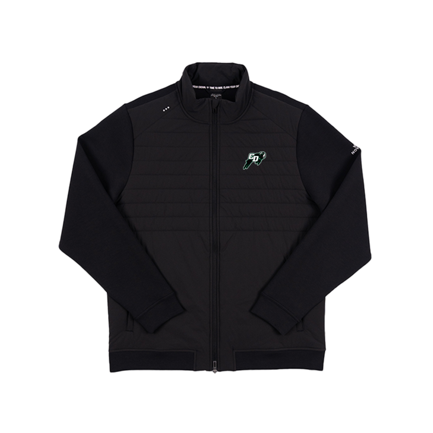 CENTRAL DAUPHIN STAFF ROYALKNIT HYBRID JACKET - ONYX